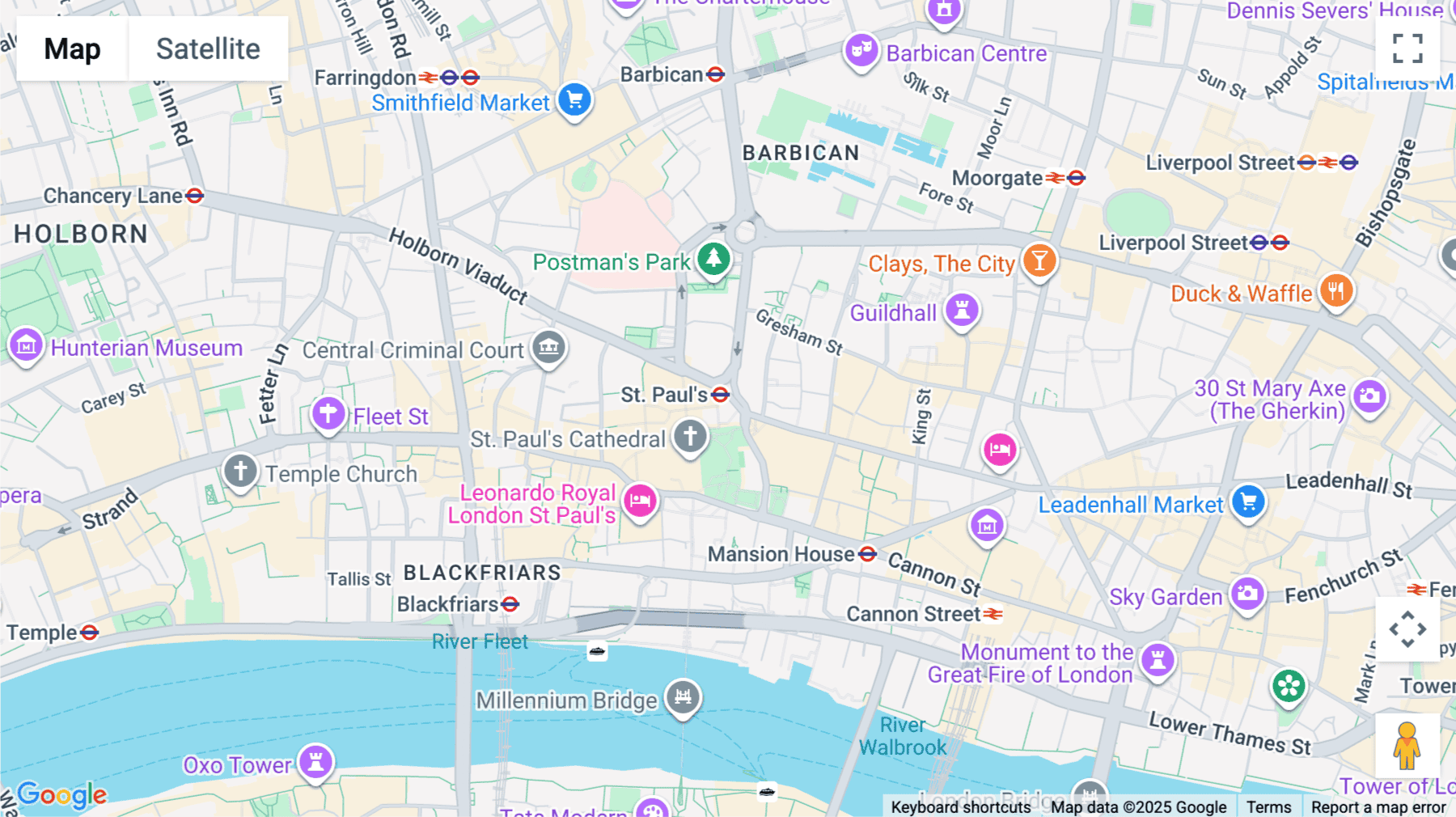Click for interative map of 5 Cheapside, Octagon Point, London