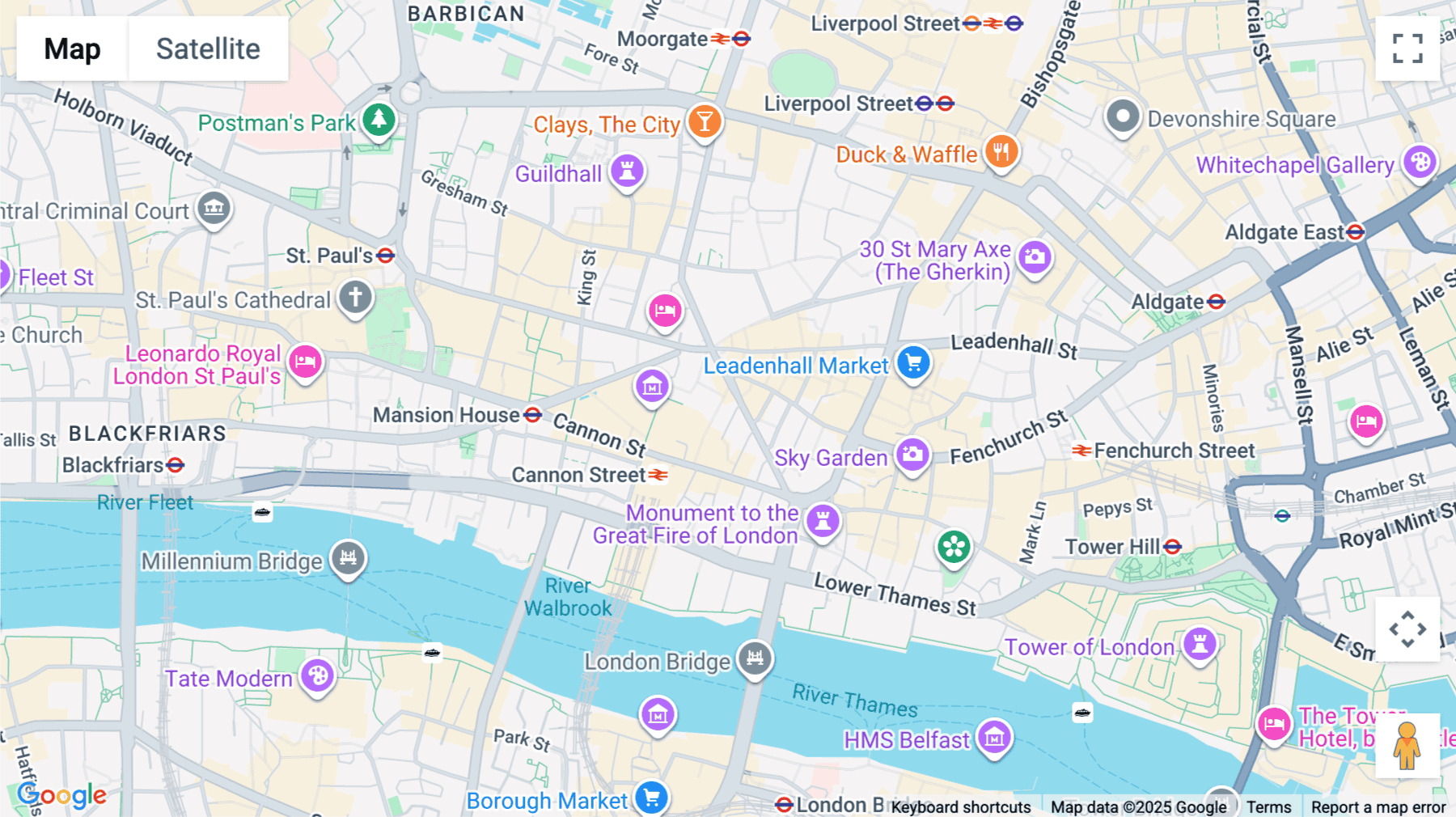 Click for interative map of One King William Street, 3rd, 5th, 6th and 7th Floors, London