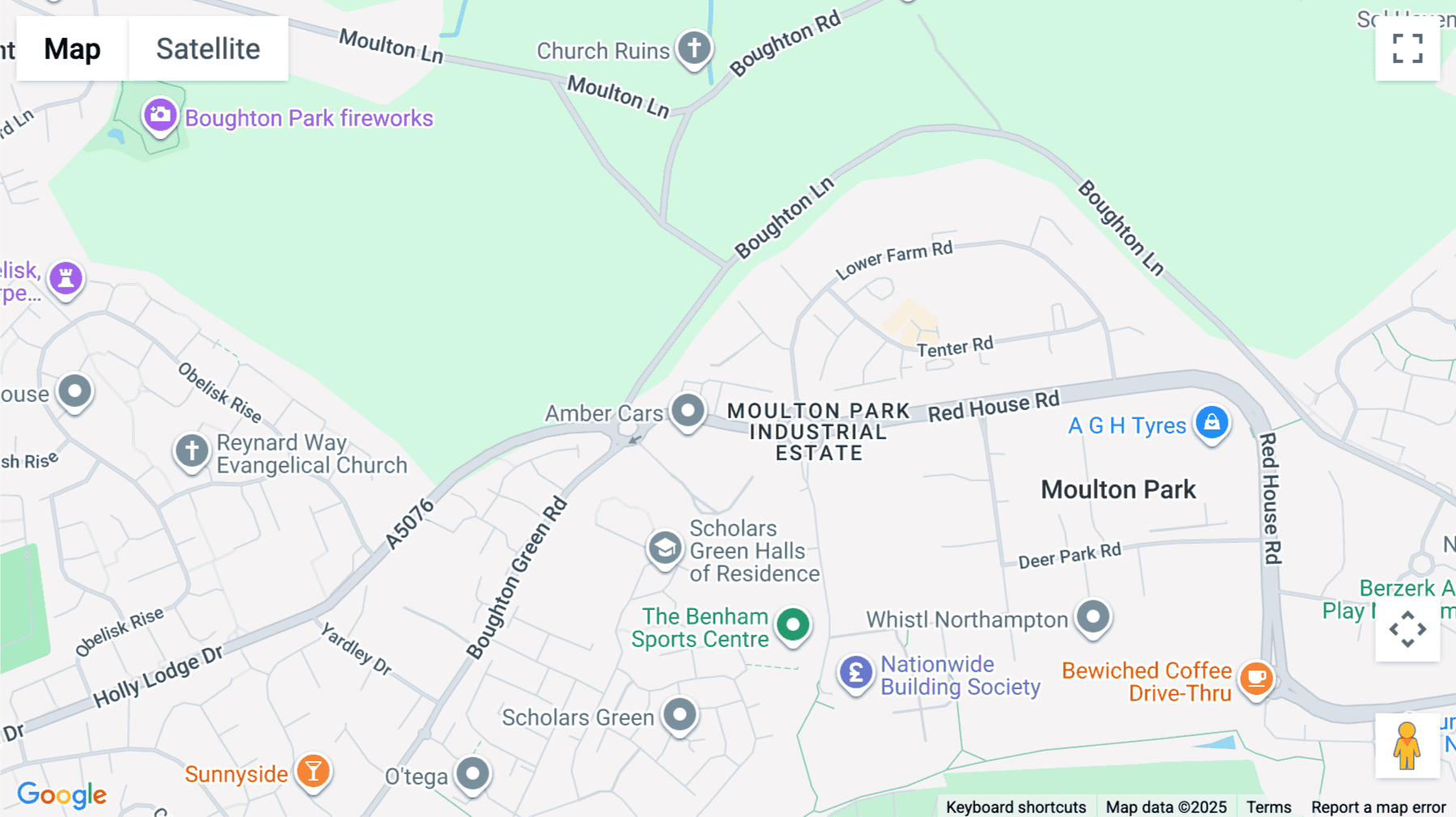 Click for interative map of 35 Duncan Close, Moulton Park, Northampton