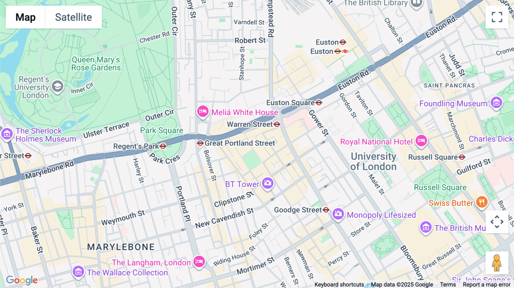 Click for interative map of 21-23, Grafton Mews, London