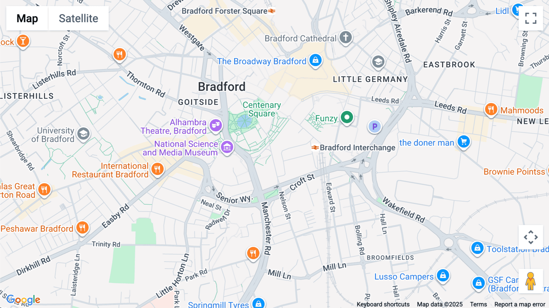 Click for interative map of 5 Nelson Street, Bradford