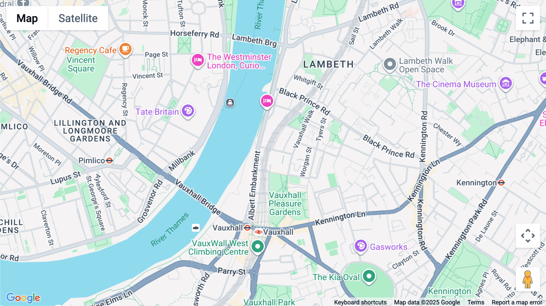 Click for interative map of 6, Tinworth Street, London