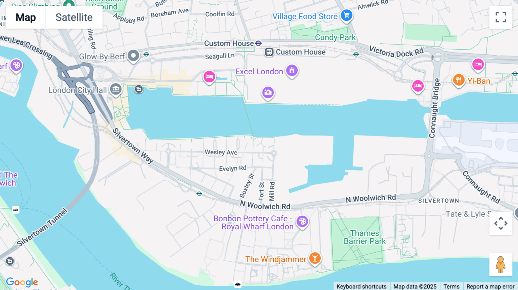 Click for interative map of victoria place, London