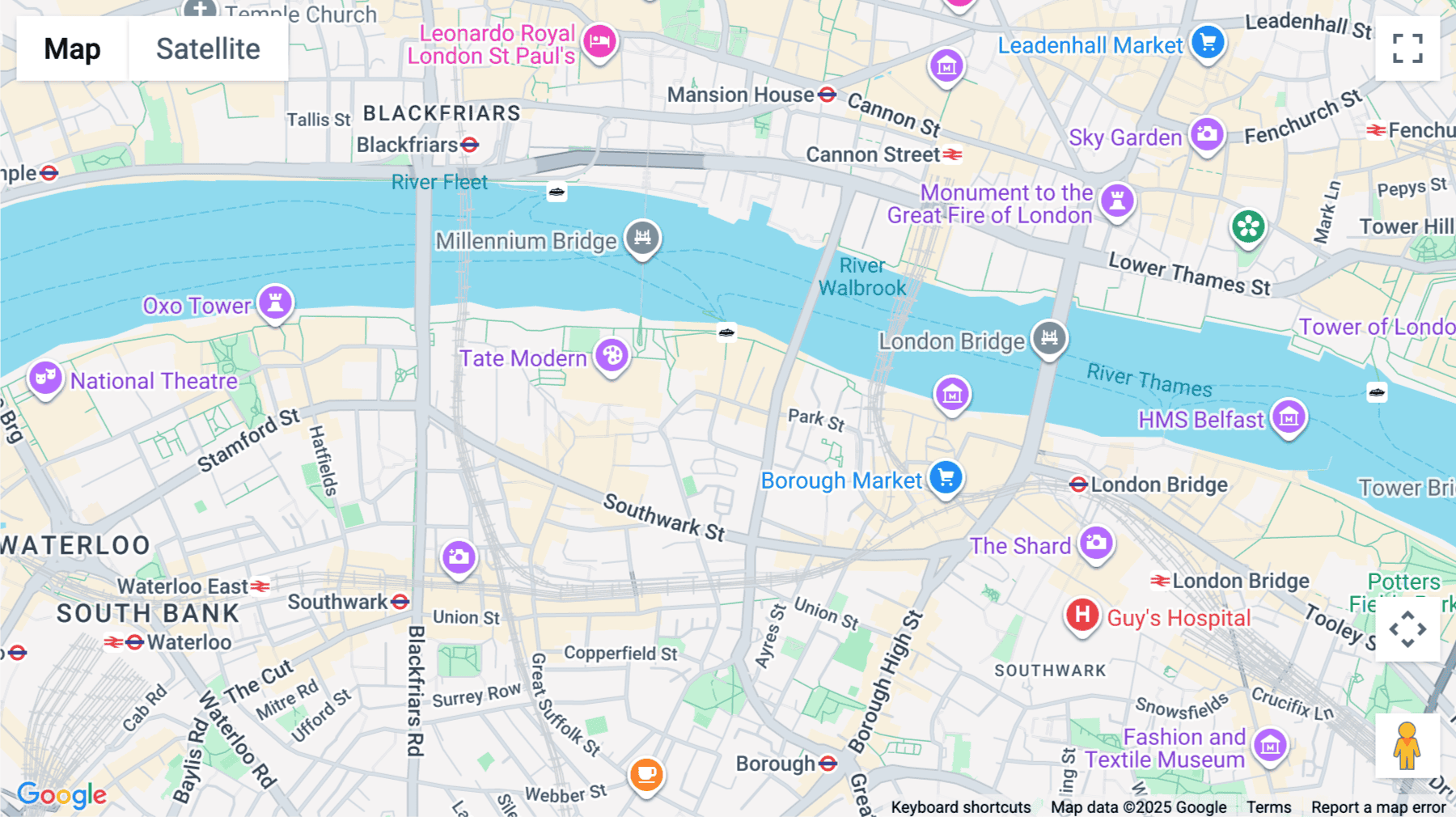 Click for interative map of 135, Park Street, London
