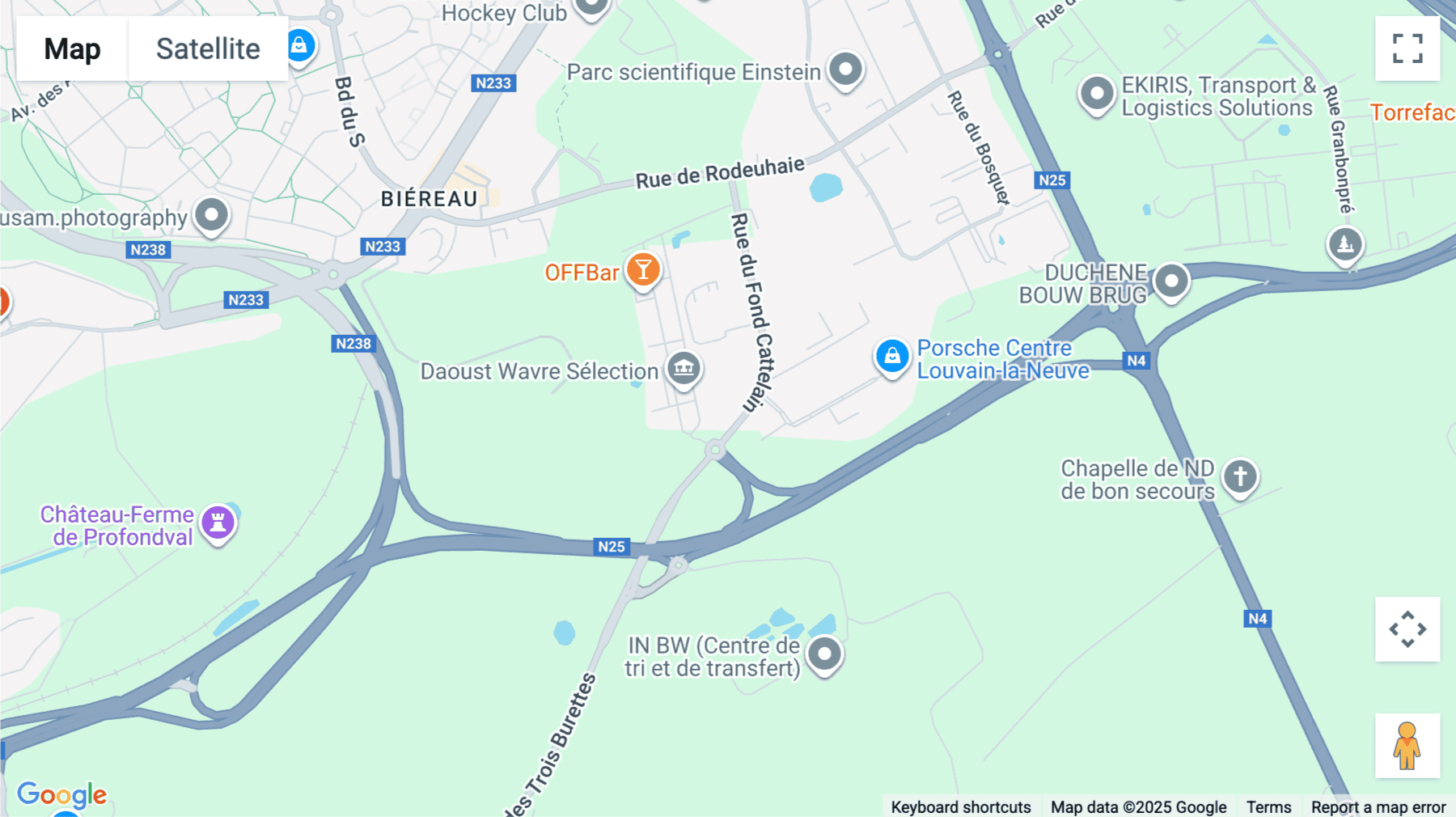 Click for interative map of Axis Park, Dumont 12 Building, Rue Andre Dumont 12, Ground and 1st Floor, Mont-Saint-Guibert