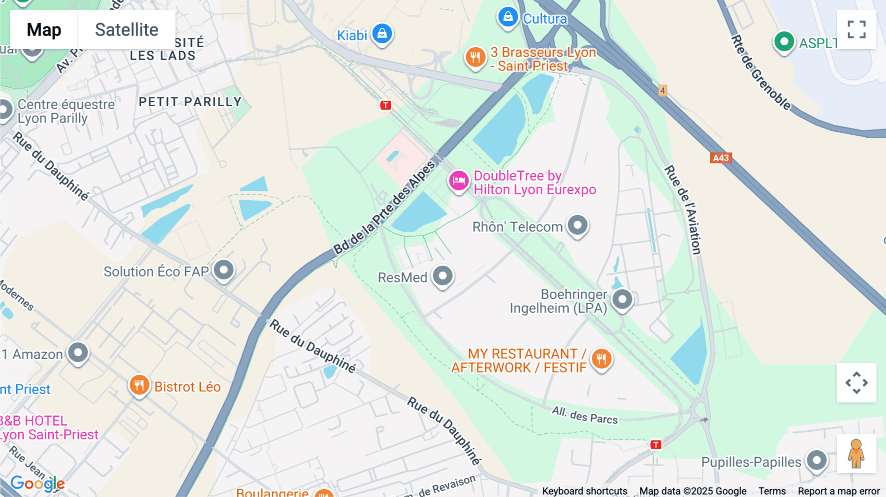 Click for interative map of 117 allée des Parcs, Ilena Parc, Saint-Priest