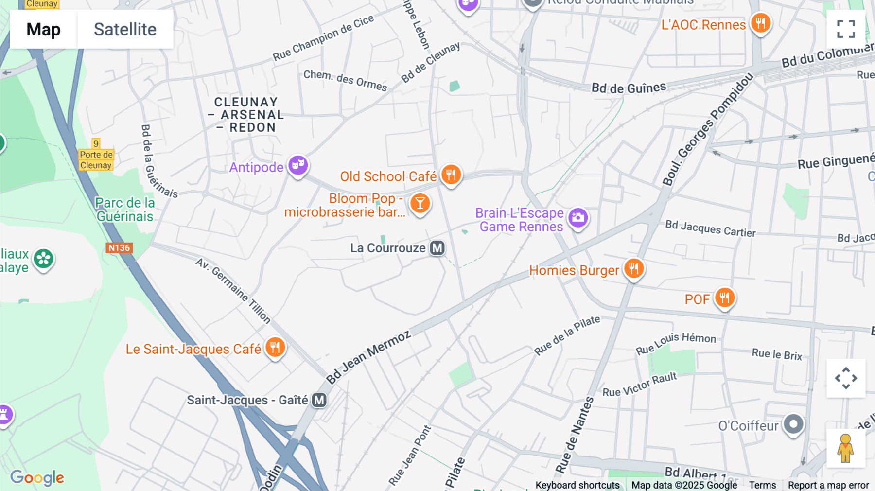 Click for interative map of Immeuble CIMEA 17 Avenue Germaine Tillion, St Jacques de la Lande