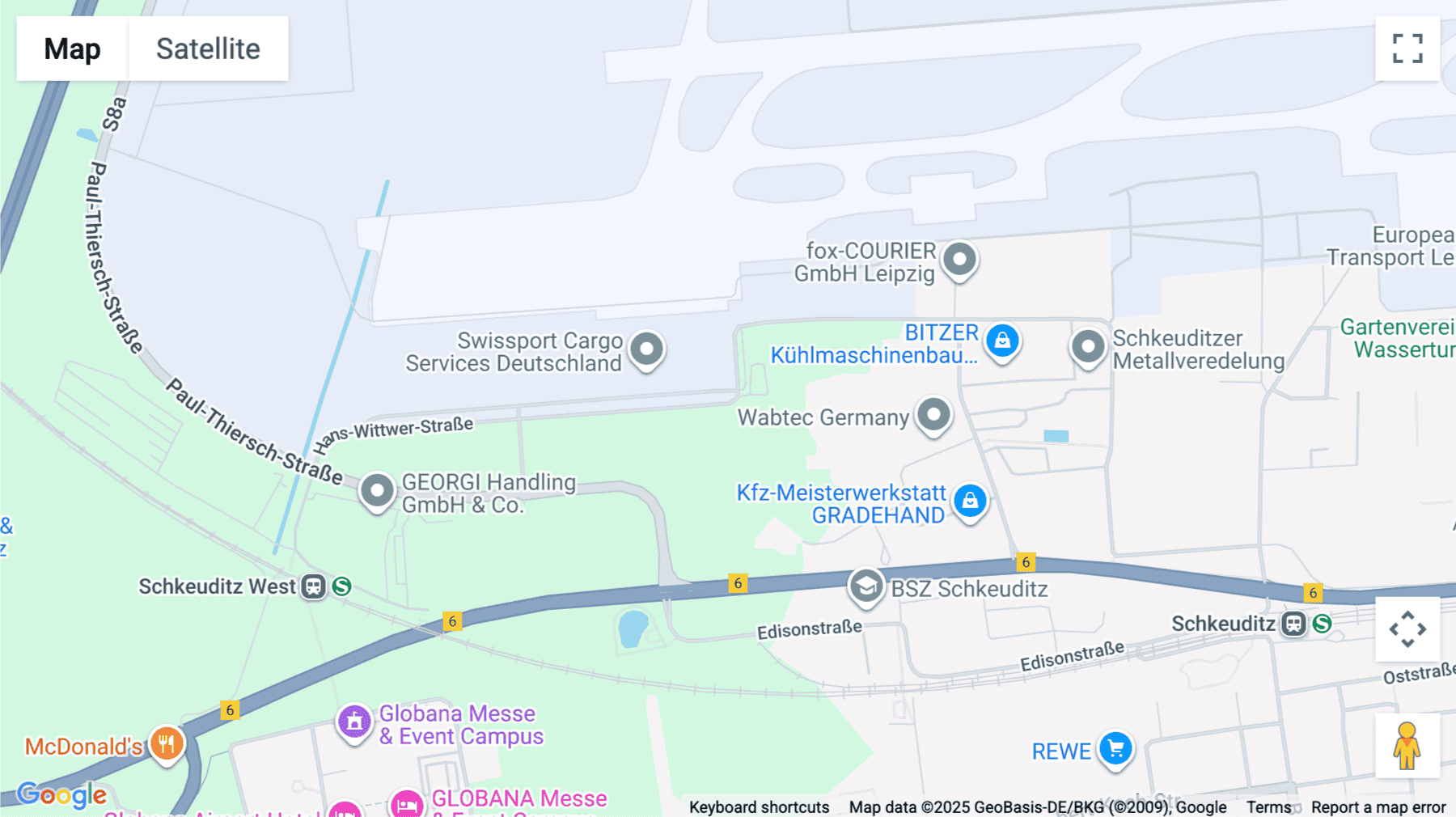 Click for interative map of Hans-Wittwer Straße 3, Schkeuditz