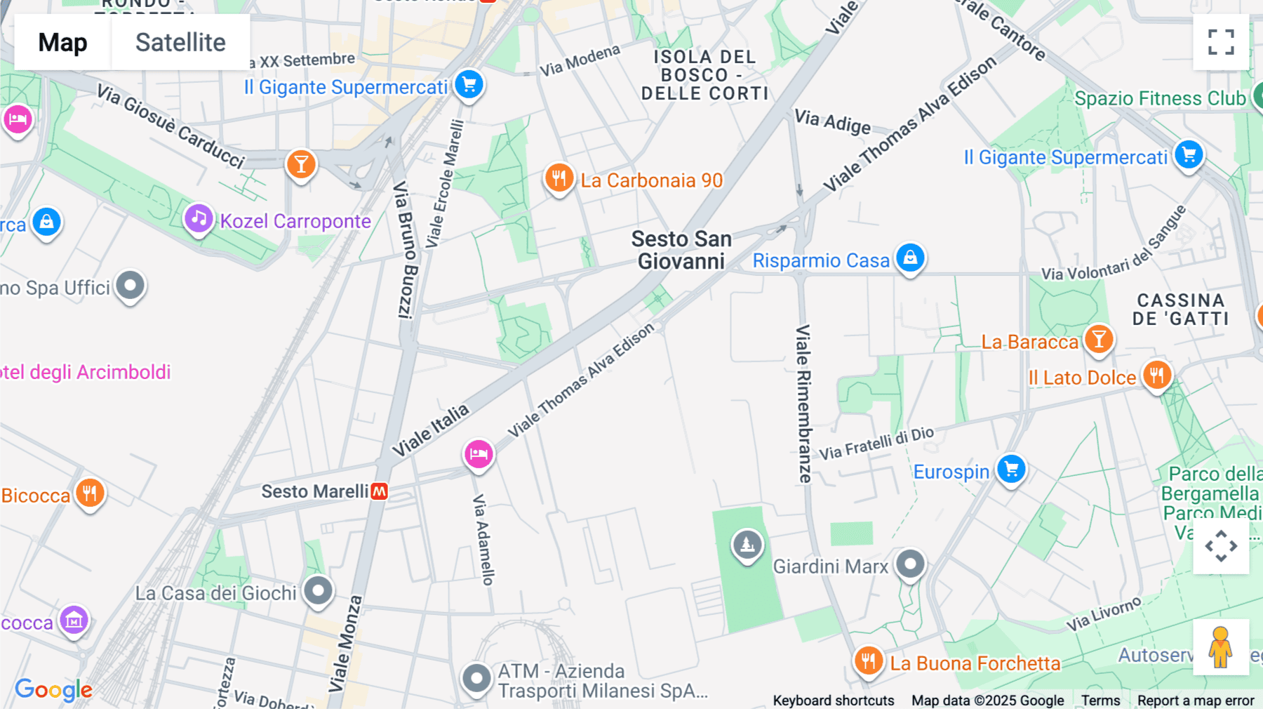 Click for interative map of Viale Edison 110, Edificio “C”, Sesto San Giovanni