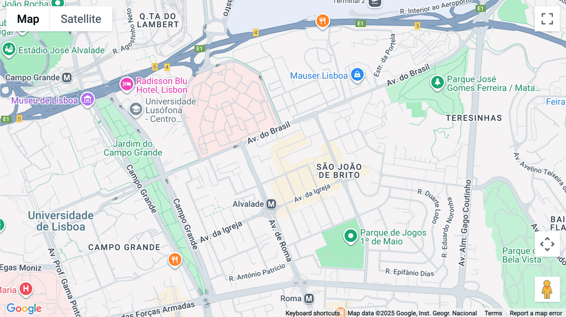 Click for interative map of 45, Rua do Centro Cultural, Lisbon