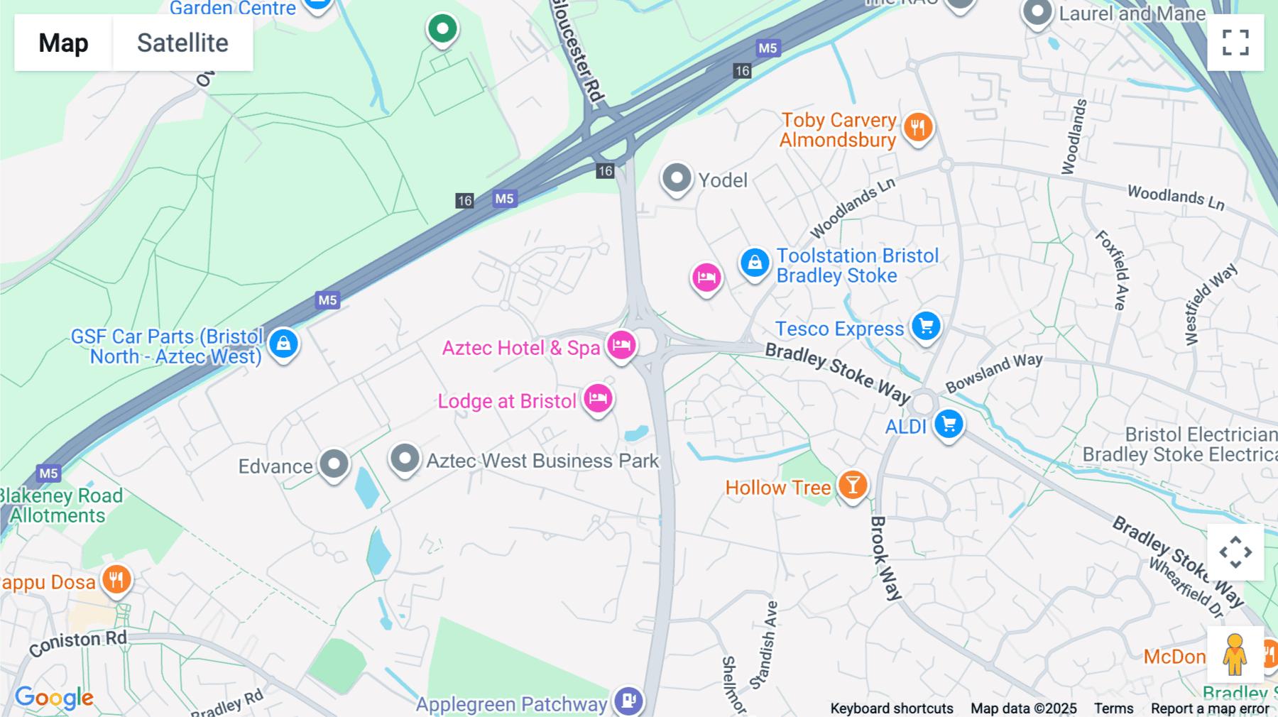 Click for interative map of 200 Aztec West, Bristol