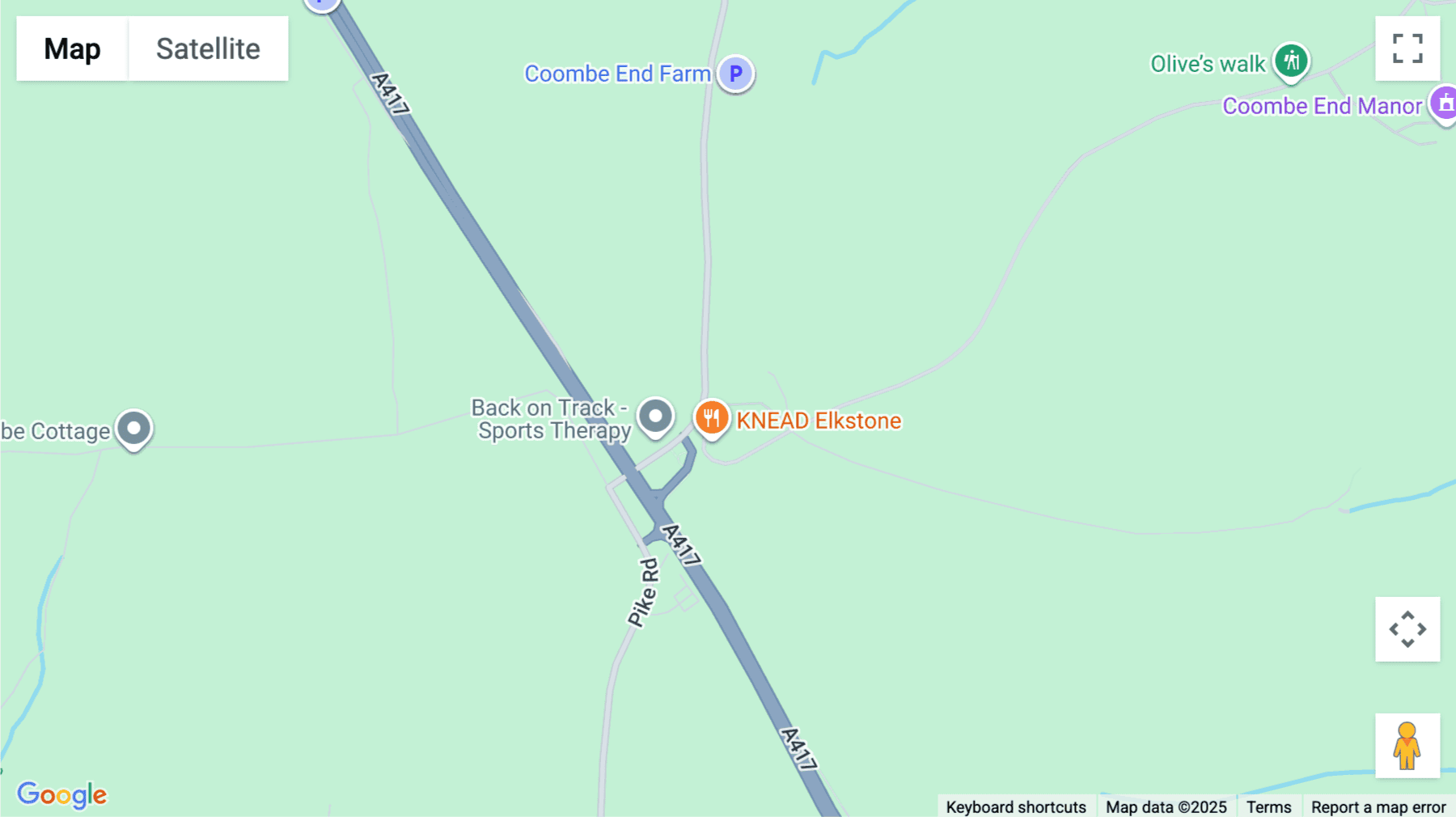Click for interative map of Unit 5, Highstone Barn, Elkstone, Cheltenham