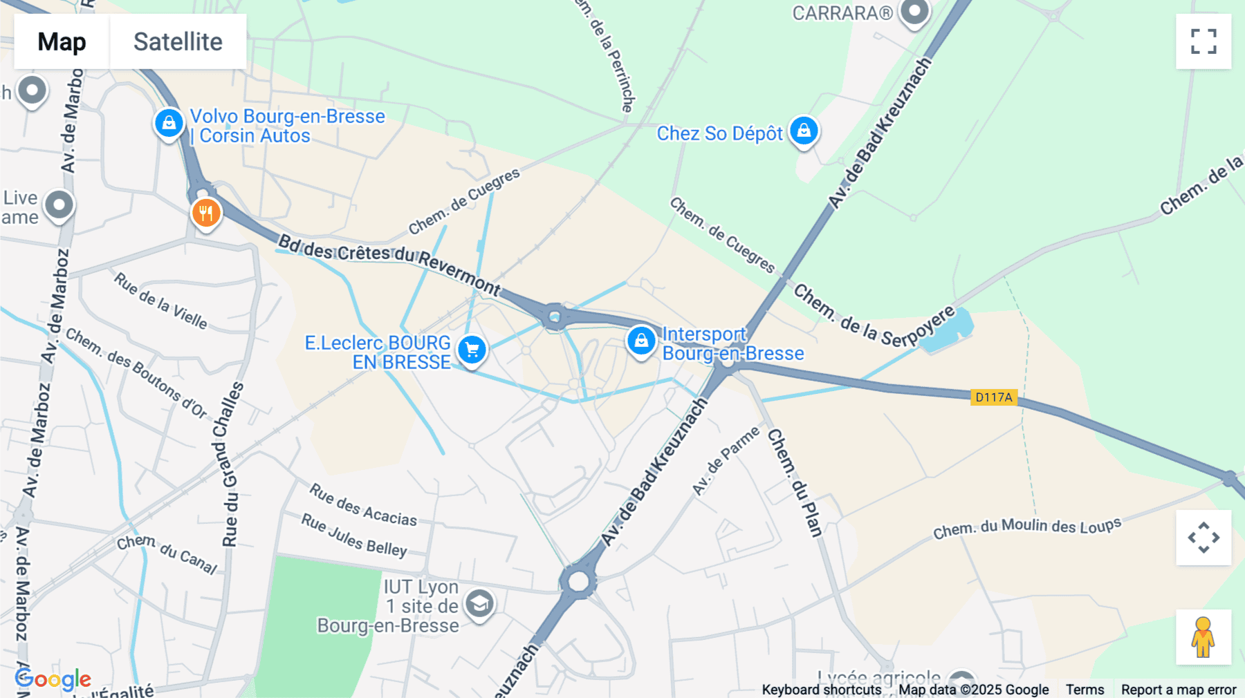 Click for interative map of 428 Avenue François Pignier, Bourg-en-Bresse