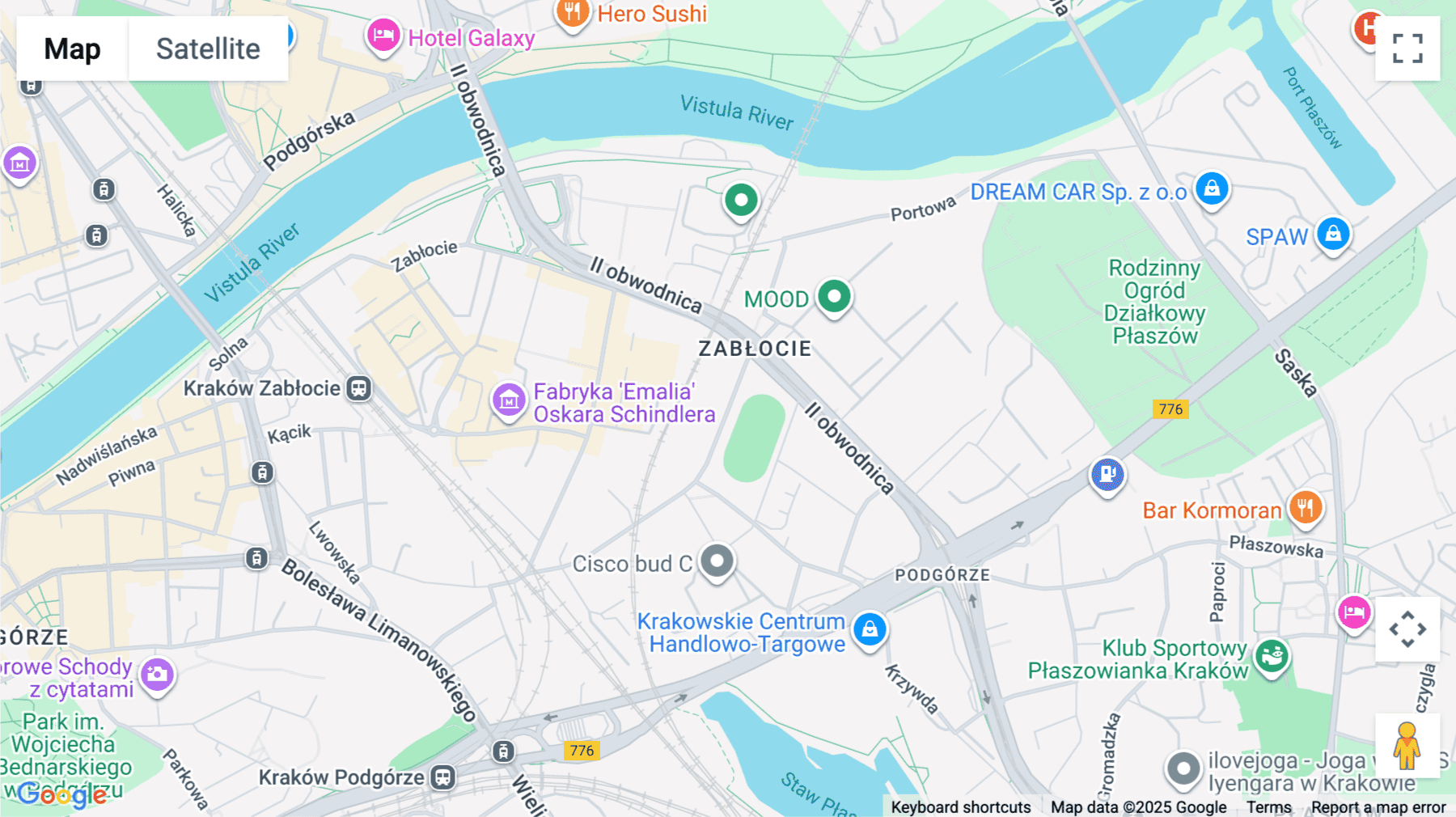 Click for interative map of Jana Dekerta 24, Krakow