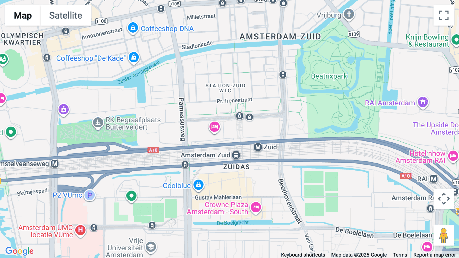 Click for interative map of Strawinskylaan 6, Amsterdam