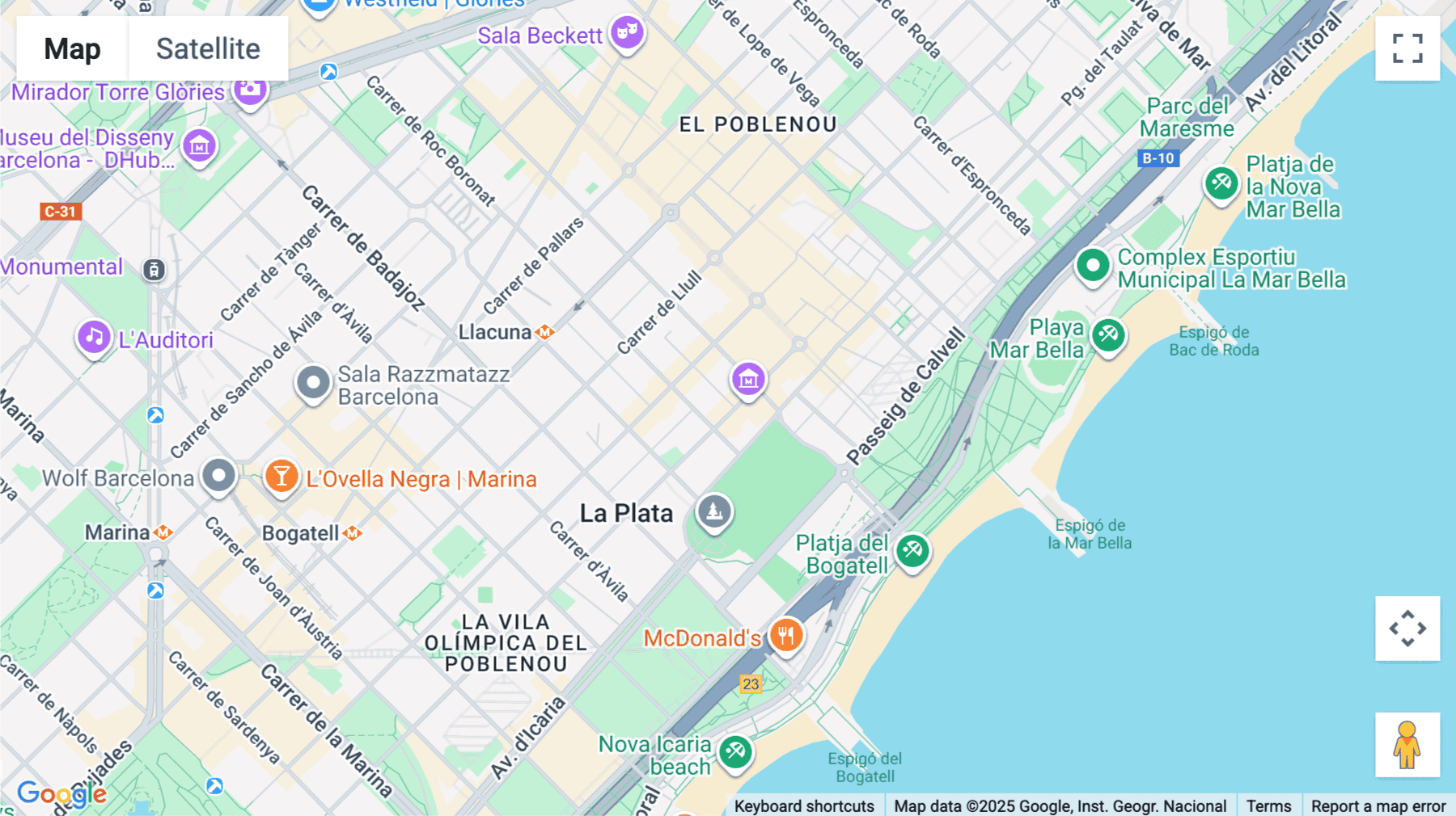 Click for interative map of Carrer del Doctor Trueta, 191, Barcelona