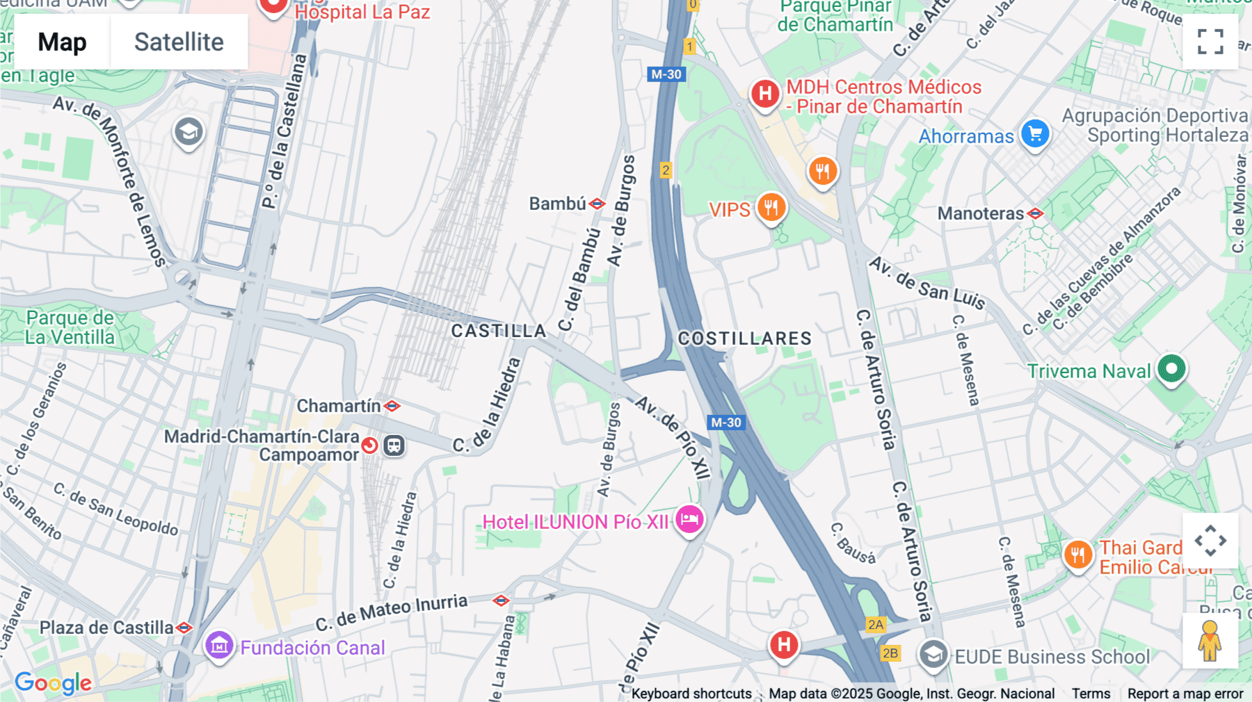 Click for interative map of Av. Burgos, 8A, Madrid