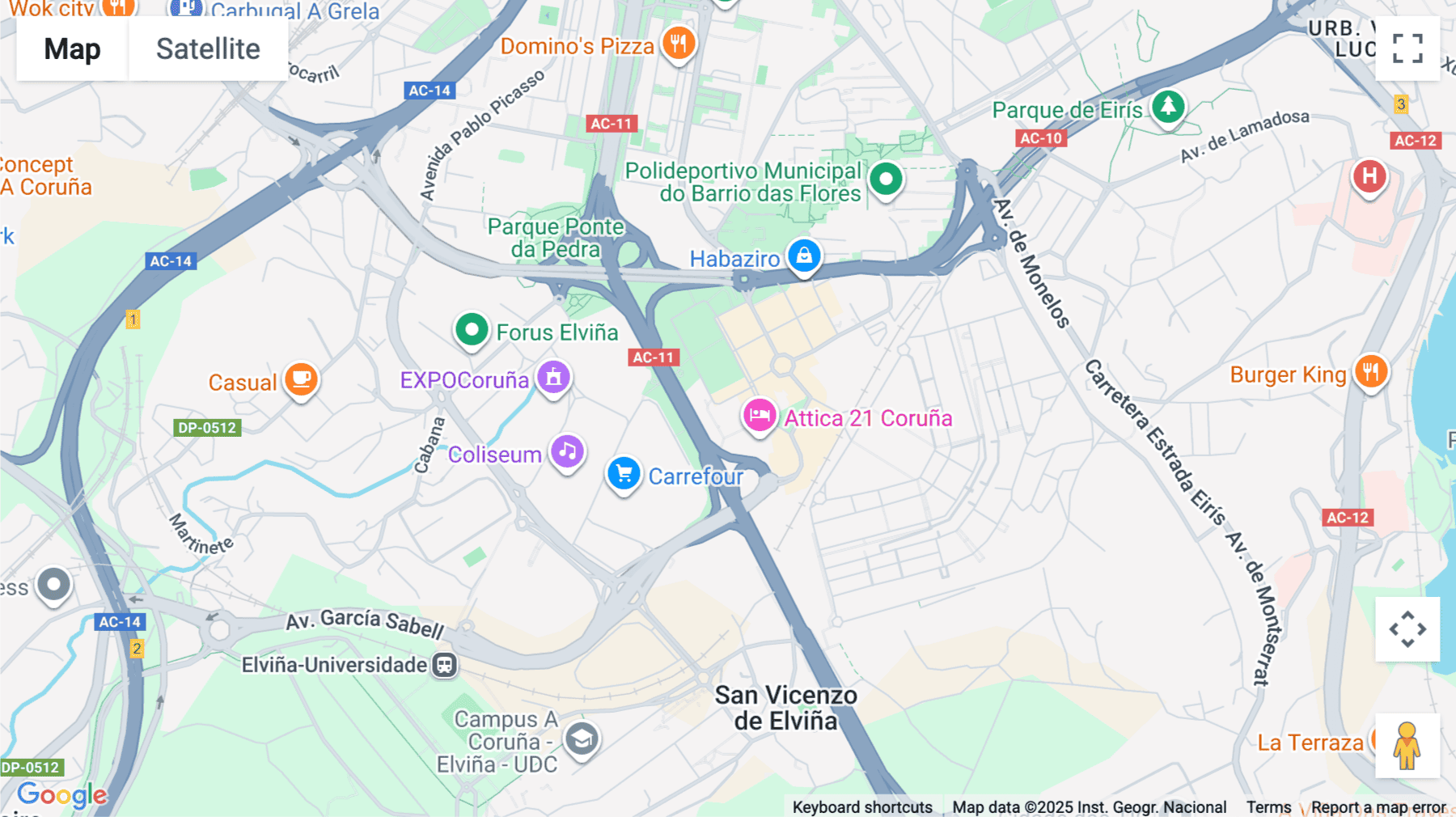 Click for interative map of Calle Enrique Mariñas 32, 3g, A Coruña