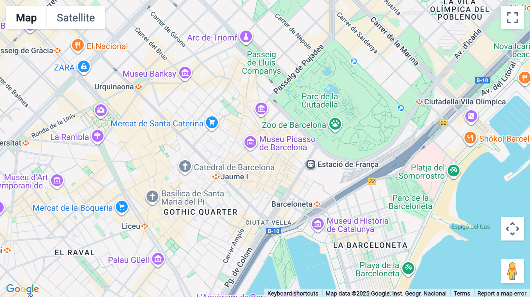 Click for interative map of 32, Carrer dels Flassaders, Ciutat Vella, Barcelona