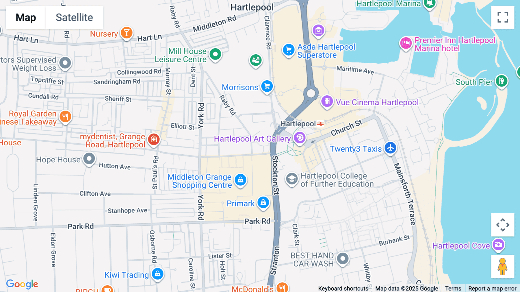Click for interative map of Wesley Square, Hartlepool
