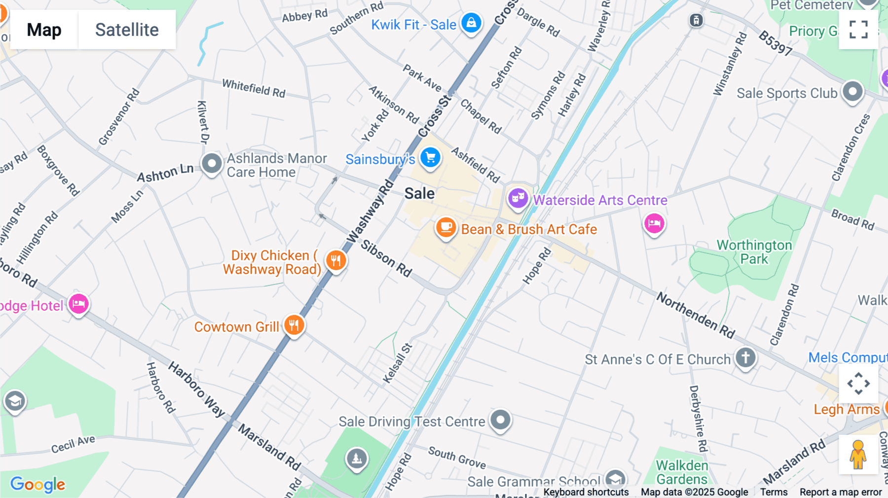 Click for interative map of Stanley Square, Sale