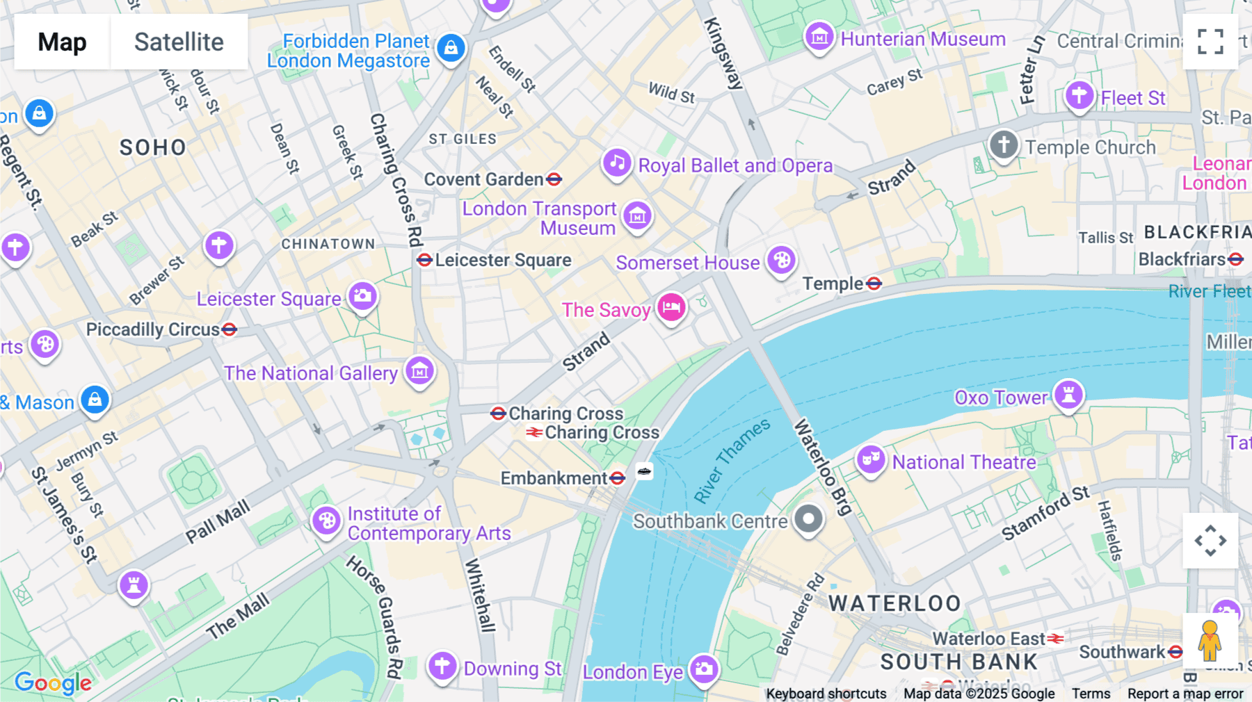 Click for interative map of 7-10, Adam Street, London