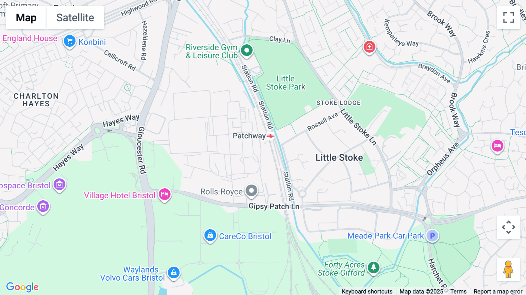 Click for interative map of Mainline Building, Patchway Station, Bristol