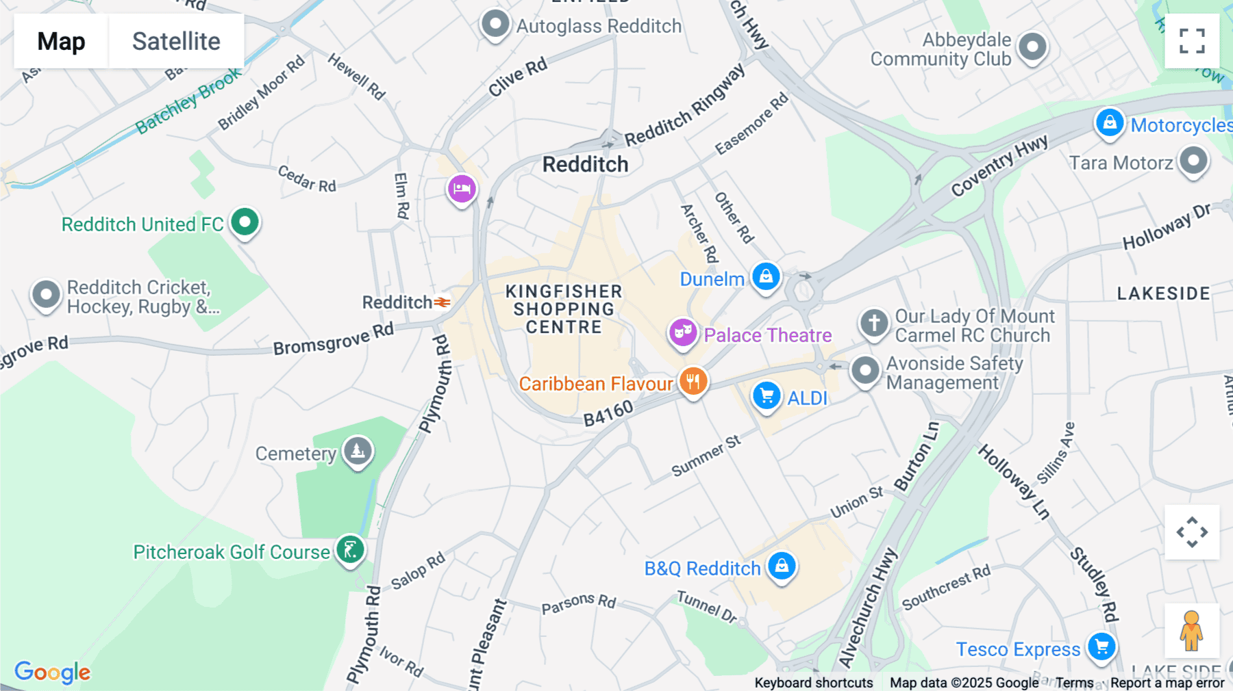 Click for interative map of Kingfisher Shopping Centre, Walford Walk, First Floor, Redditch
