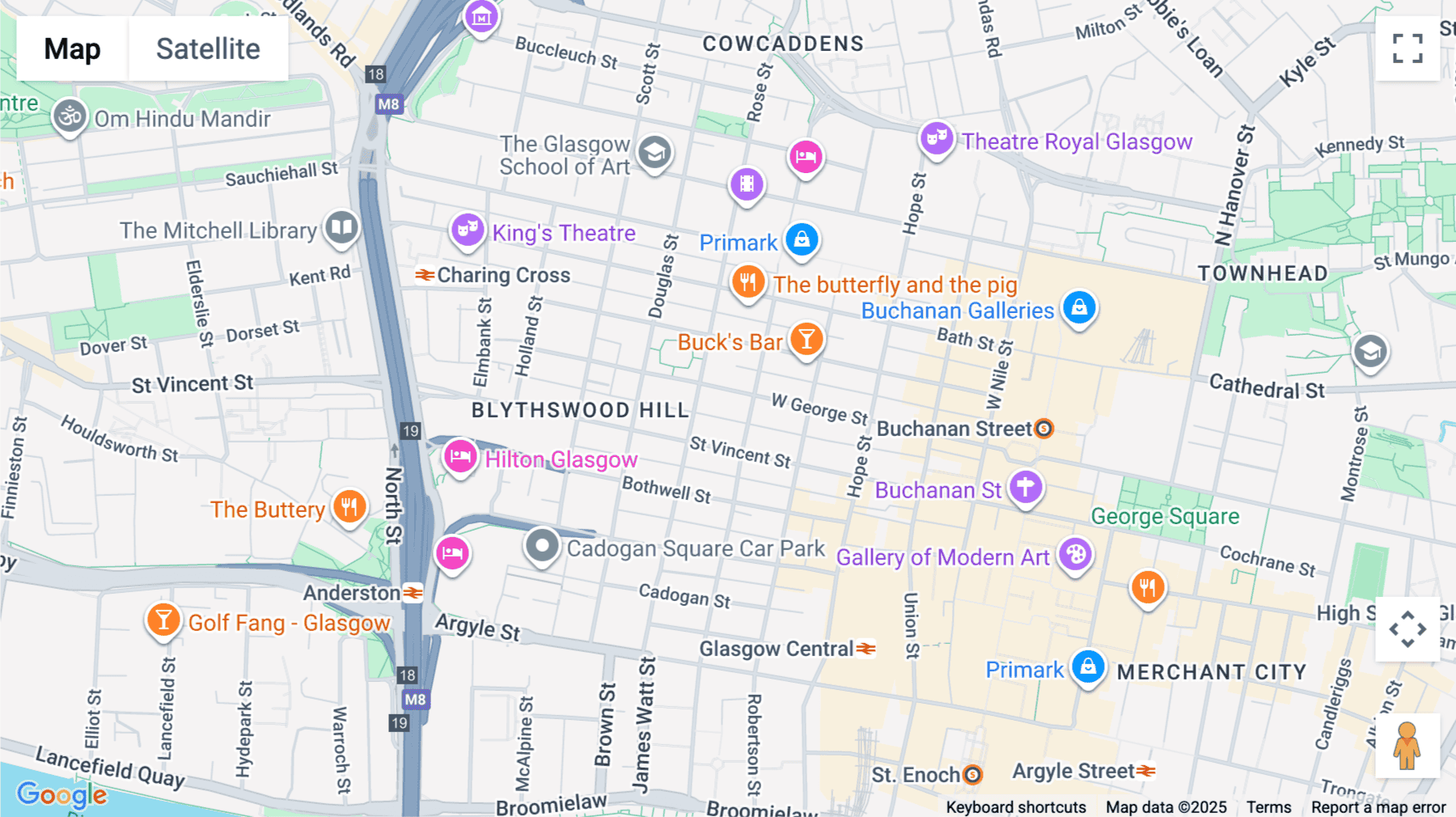 Click for interative map of 241 West George St, 1st Floor, Glasgow
