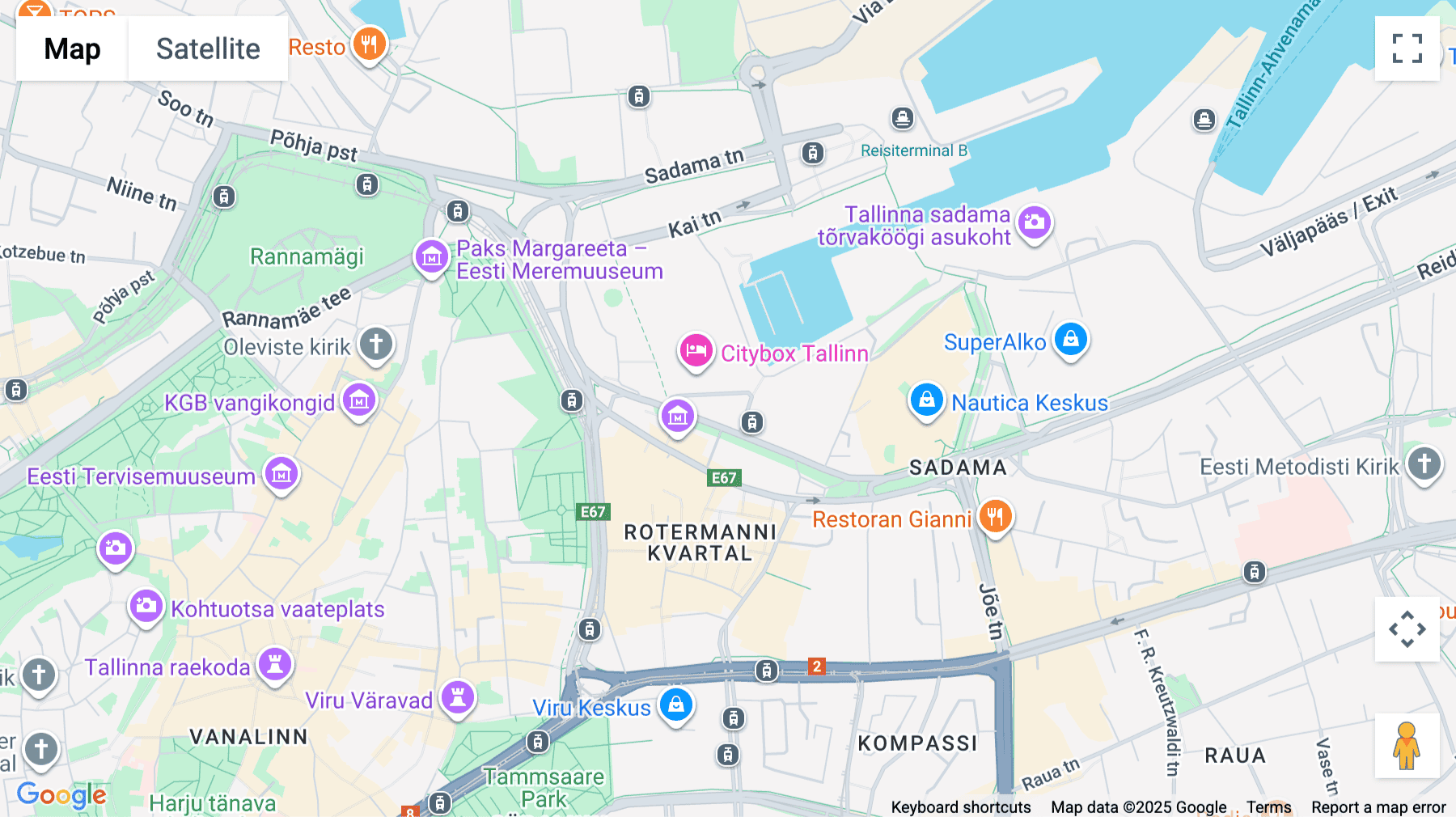 Click for interative map of Laeva Street 2, Tallinn