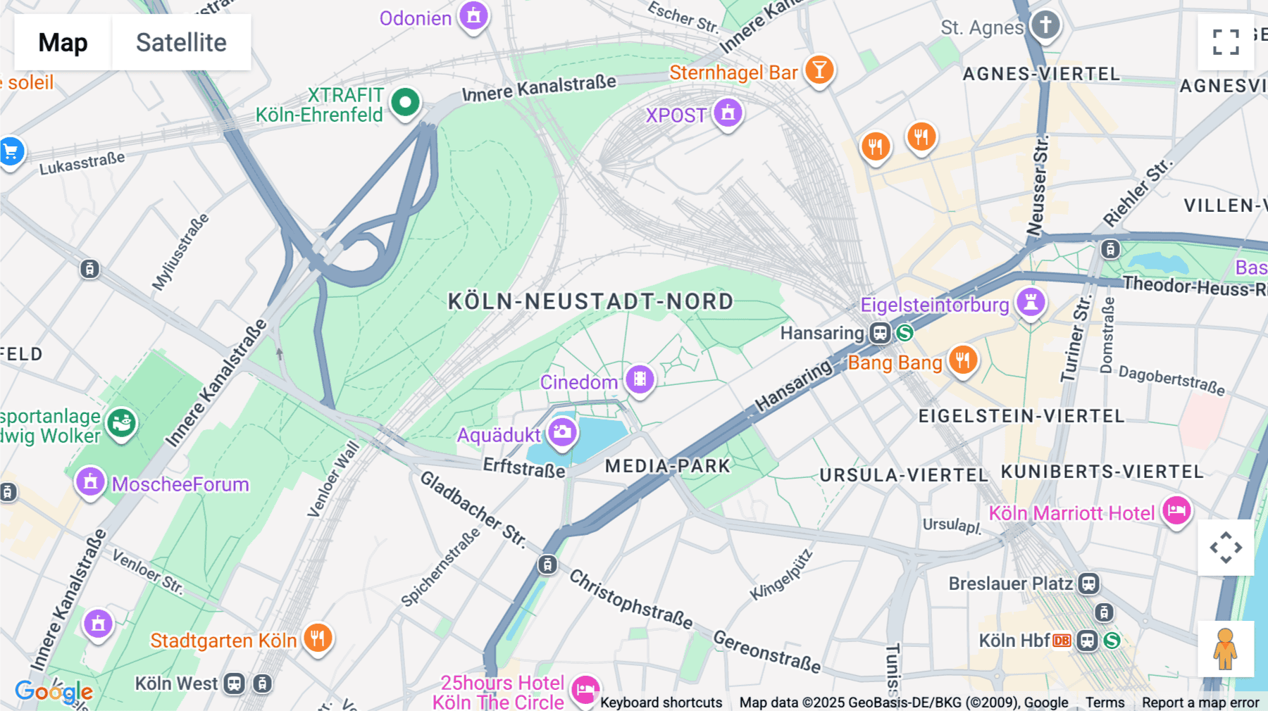 Click for interative map of Im Mediapark 5, 3. Floor, Cologne