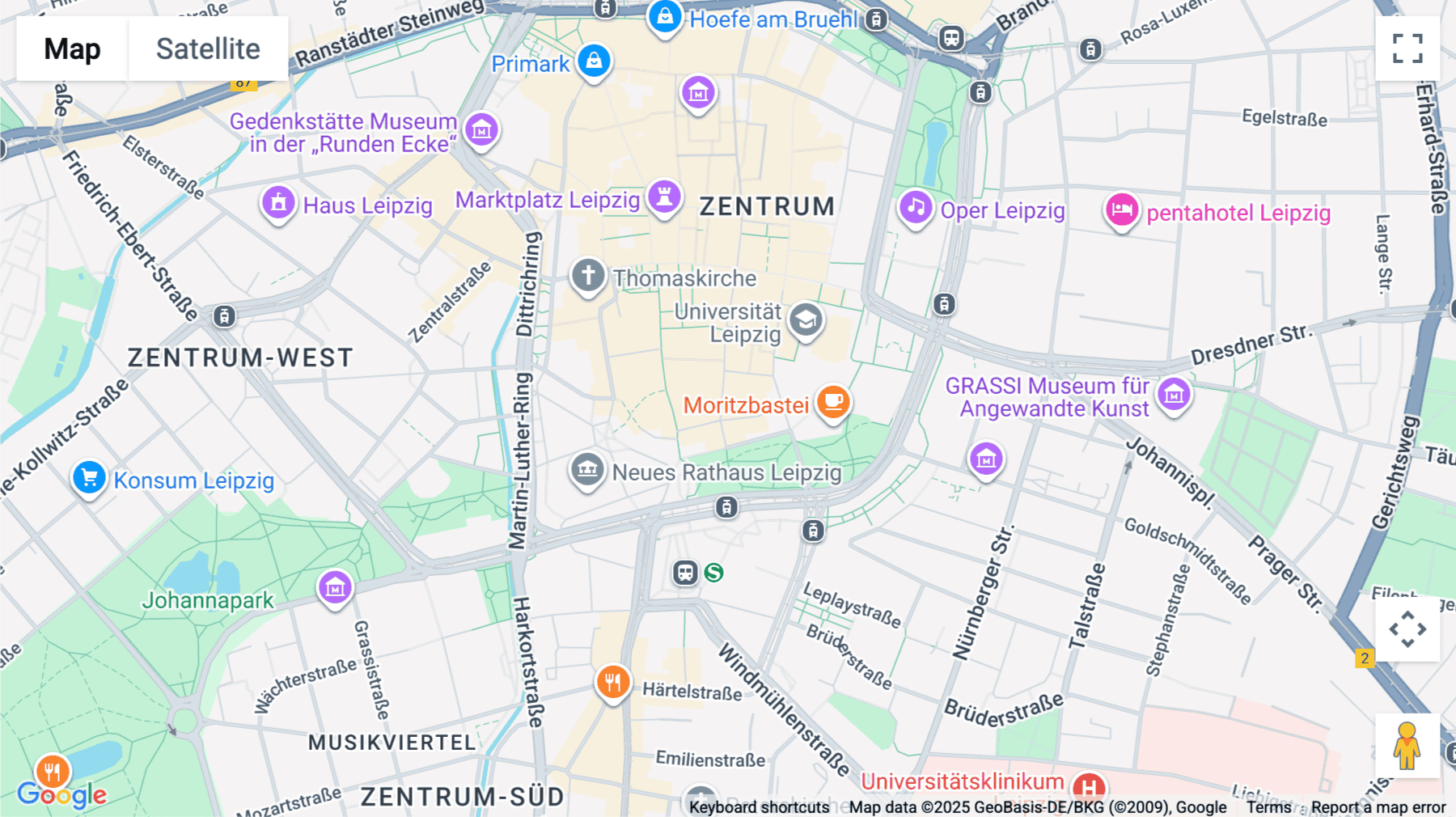 Click for interative map of Neumarkt 31, Leipzig