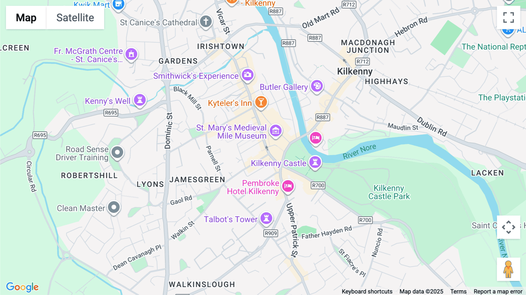 Click for interative map of 19 High Street, 1st, 2nd & 3rd Floor, Gardens, Kilkenny