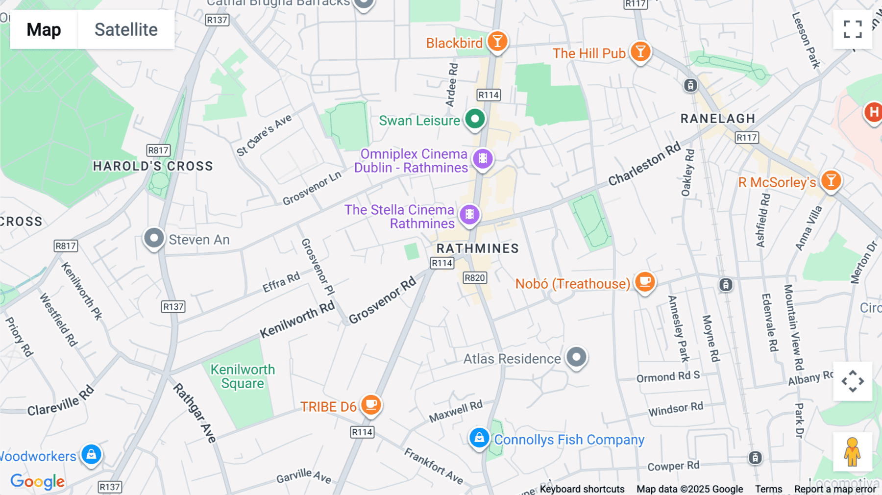 Click for interative map of 11 Wynnefield Road, Ground and First floor, Dublin