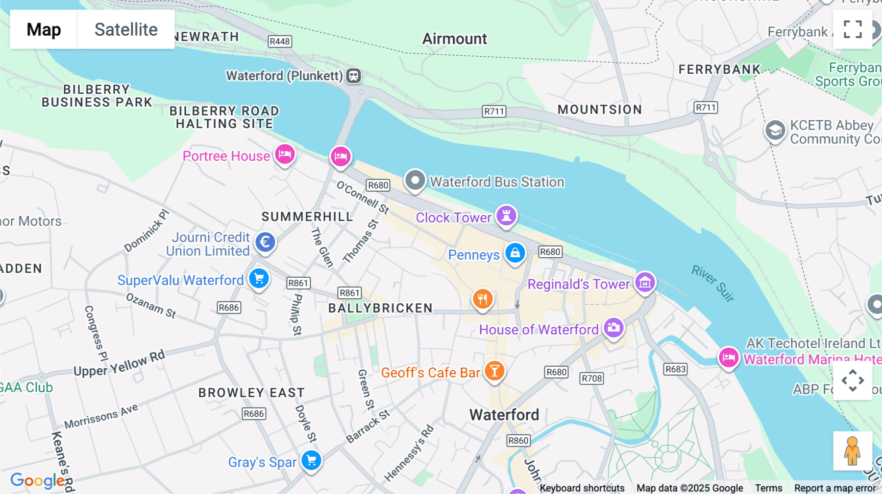 Click for interative map of 24 O’Connell Street, Waterford