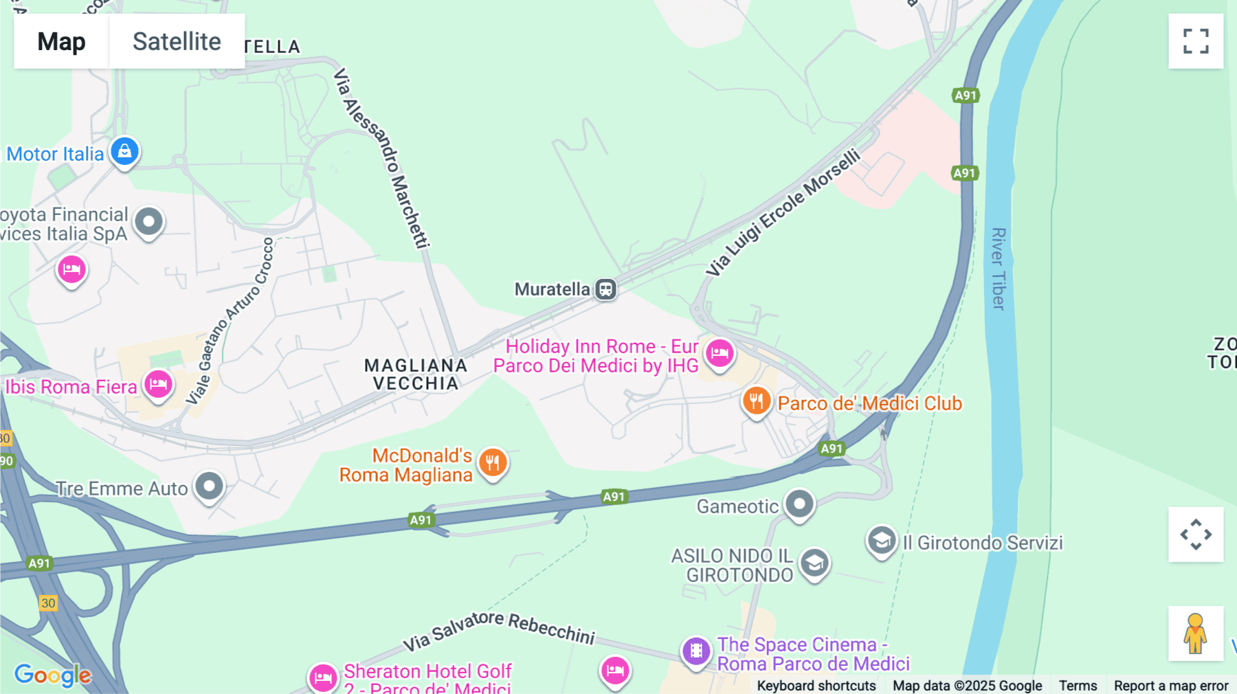 Click for interative map of Via Carlo Veneziani 56-58, Rome