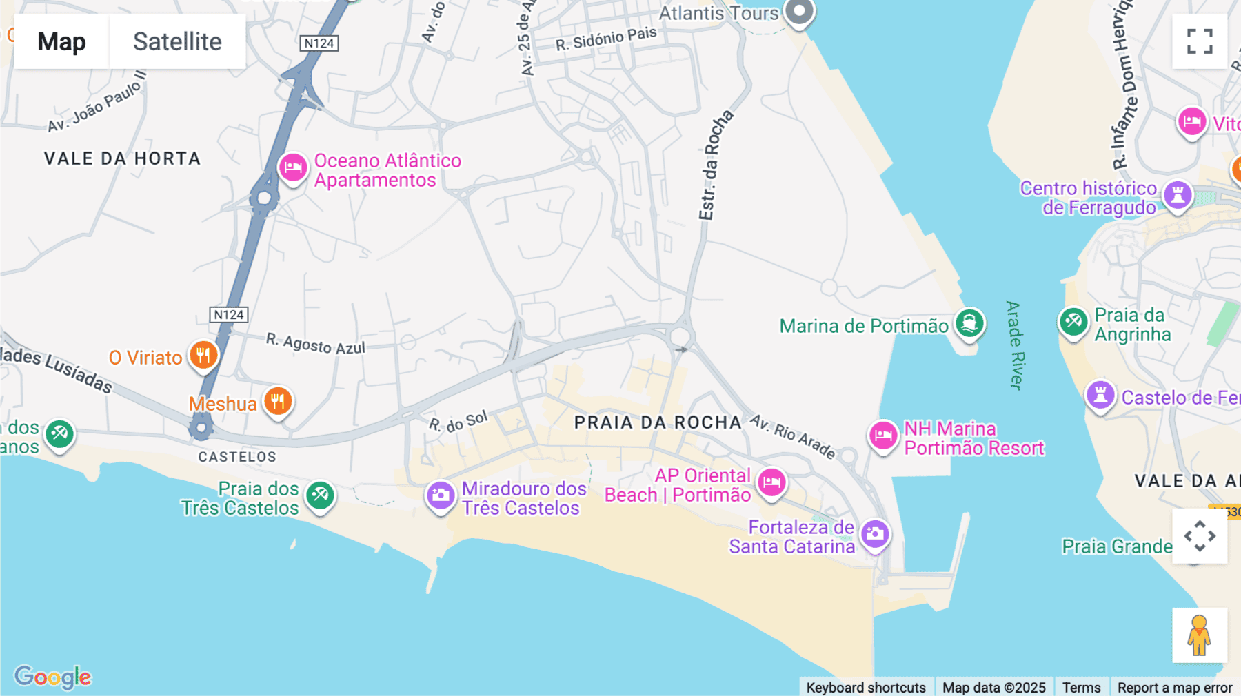 Click for interative map of Av Com. Lusíadas, Blc. 02 Fração J Clube Praia da Rocha, Portimão