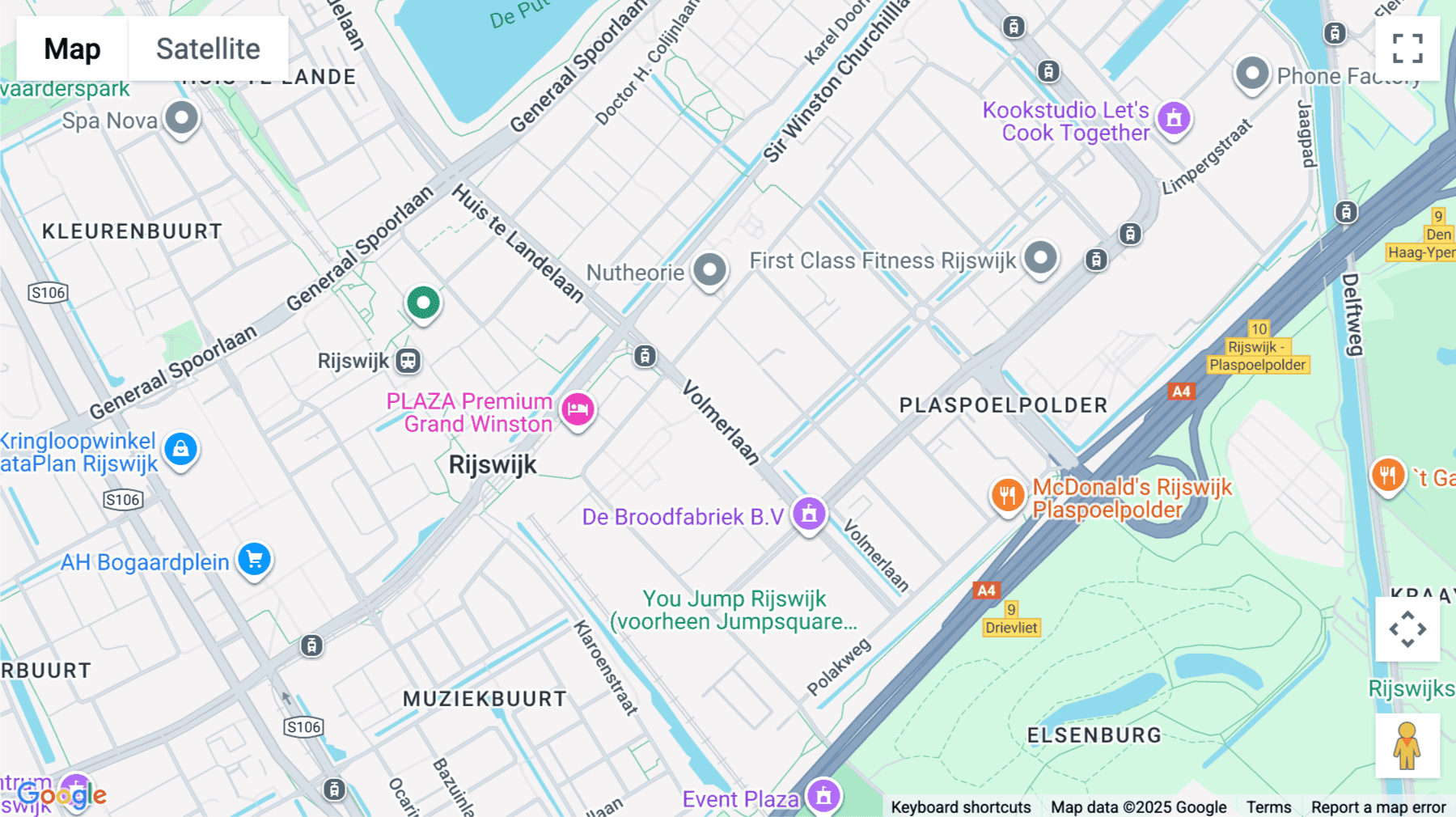 Click for interative map of Volmerlaan 5, Rijswijk