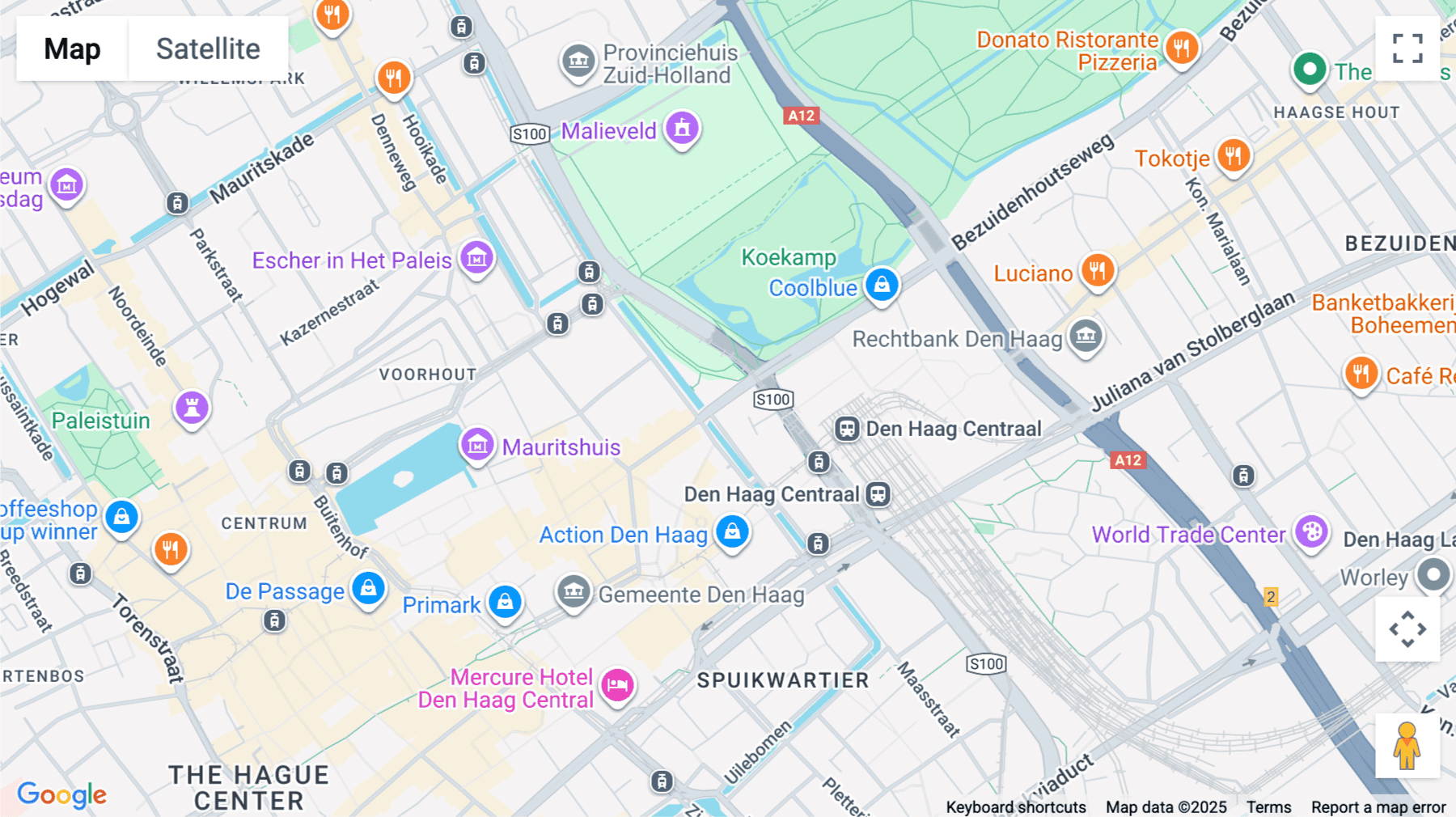 Click for interative map of 5, Bezuidenhoutseweg, The Hague