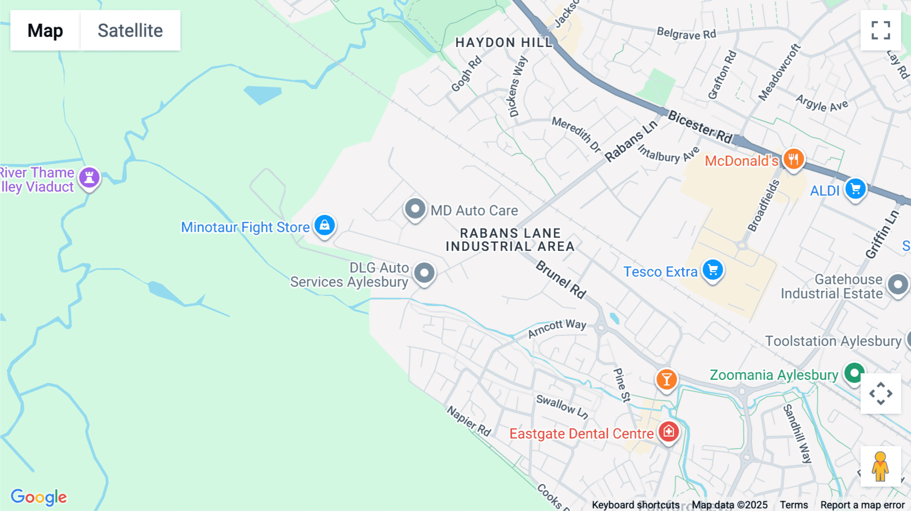 Click for interative map of Claydon House Business Centre, 1 Edison Road, Aylesbury