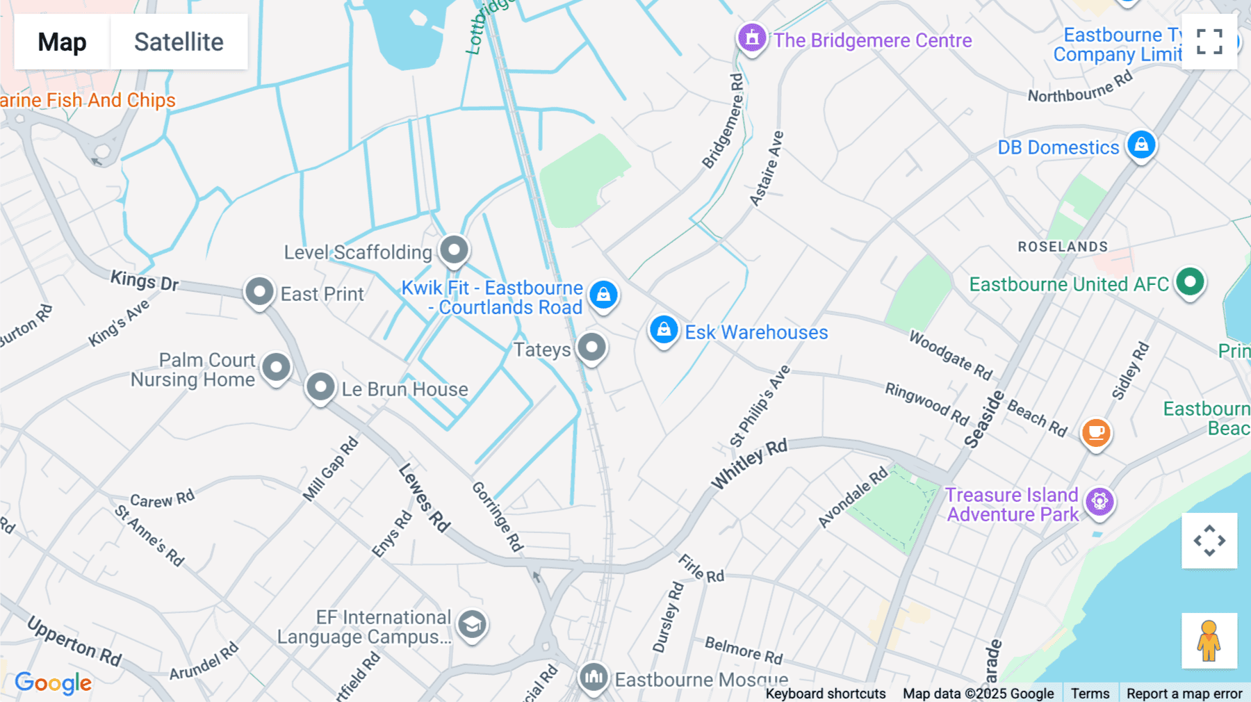 Click for interative map of Charter House, Courtlands Road, Eastbourne