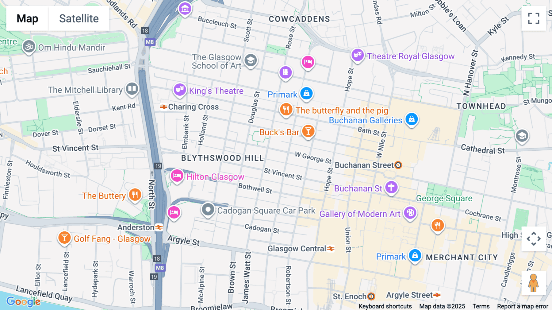 Click for interative map of 247, West George Street, Glasgow