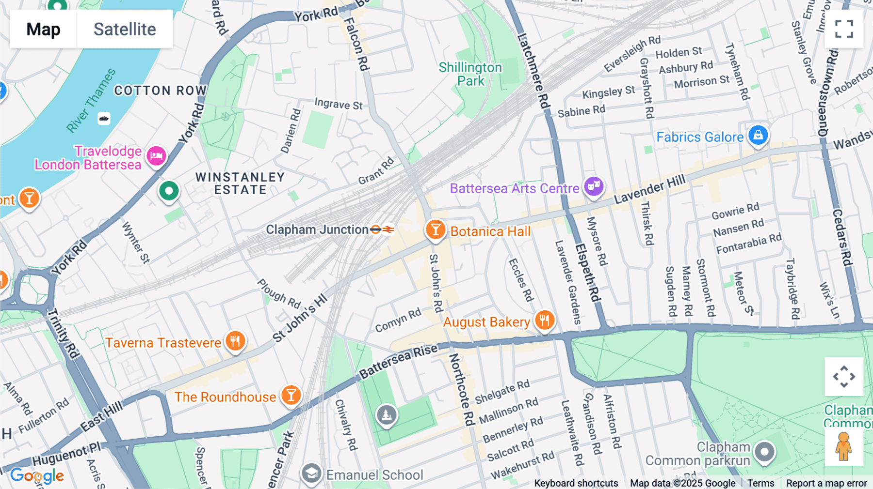 Click for interative map of 10, Saint John's Road, London