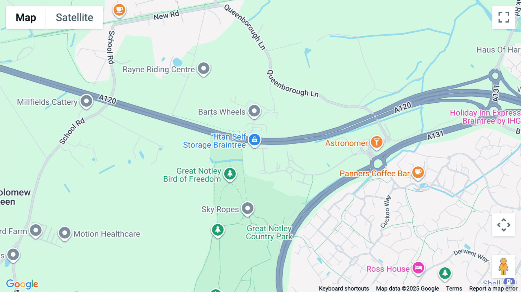 Click for interative map of Unit 660, Skyline 120, Braintree
