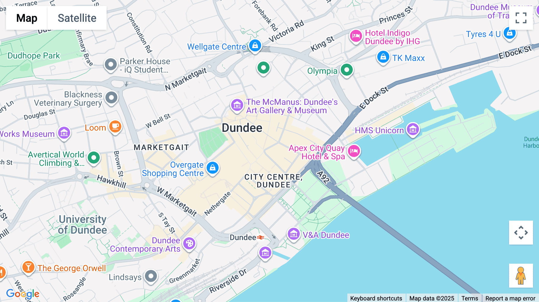Click for interative map of 74-80 High Street, First Floor, Dundee