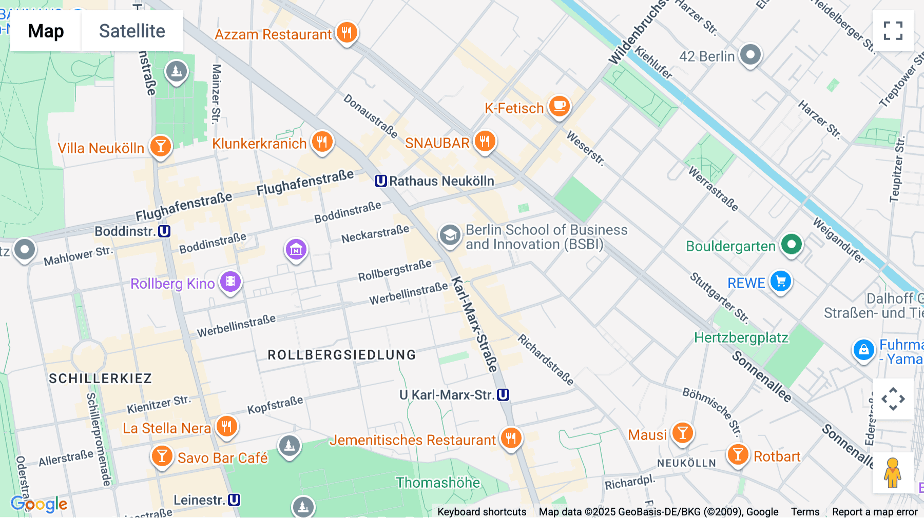 Click for interative map of 101, Karl-Marx-Straße, Berlin