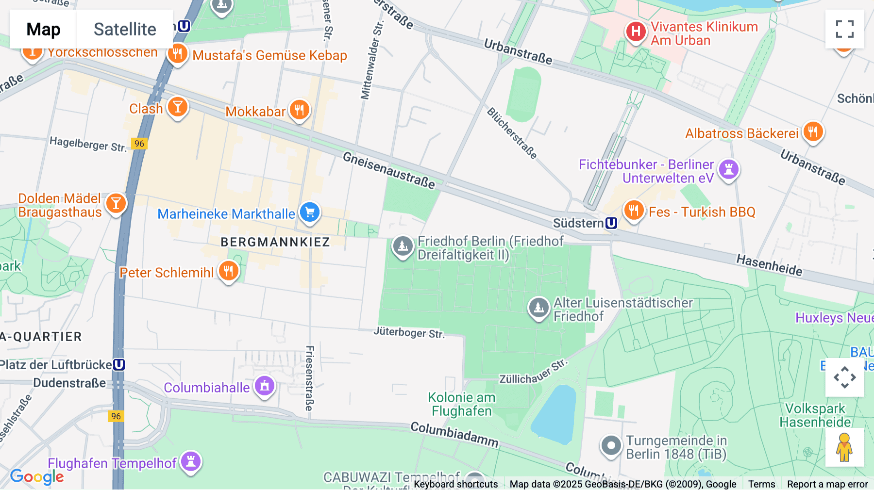 Click for interative map of Urbanstraße 84, Berlin