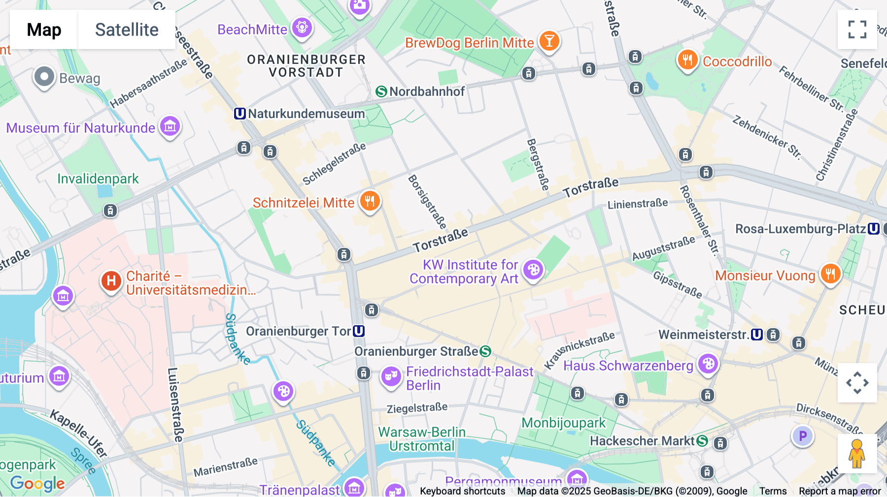 Click for interative map of 208, Torstraße, Berlin