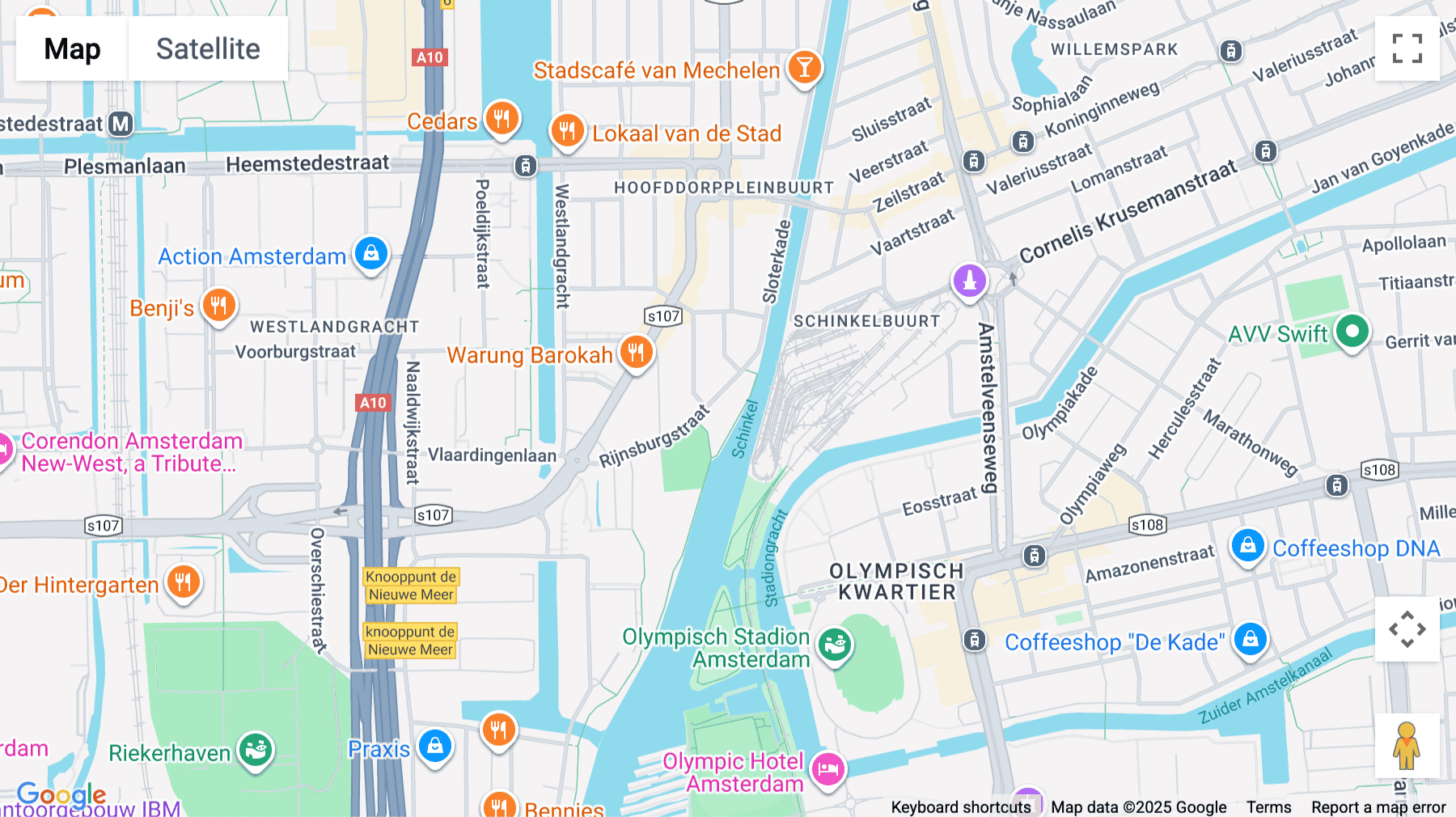 Click for interative map of 9, Rijnsburgstraat, Amsterdam-Zuid, Amsterdam