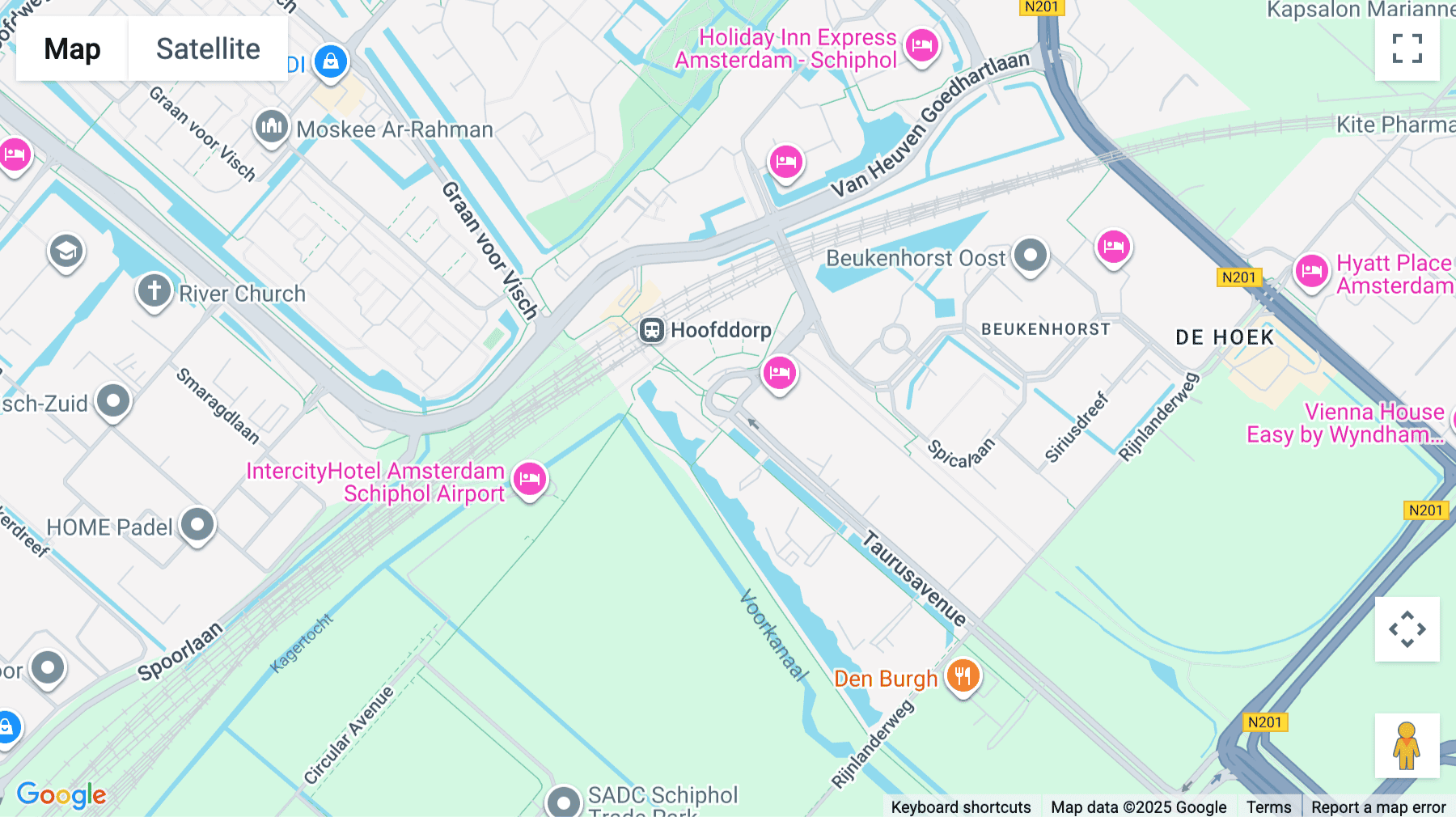 Click for interative map of Scorpius 141, Hoofddorp